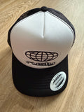 Rusty Trucker Cap – Schwarz/Weiß – Snapback – Neu & Original