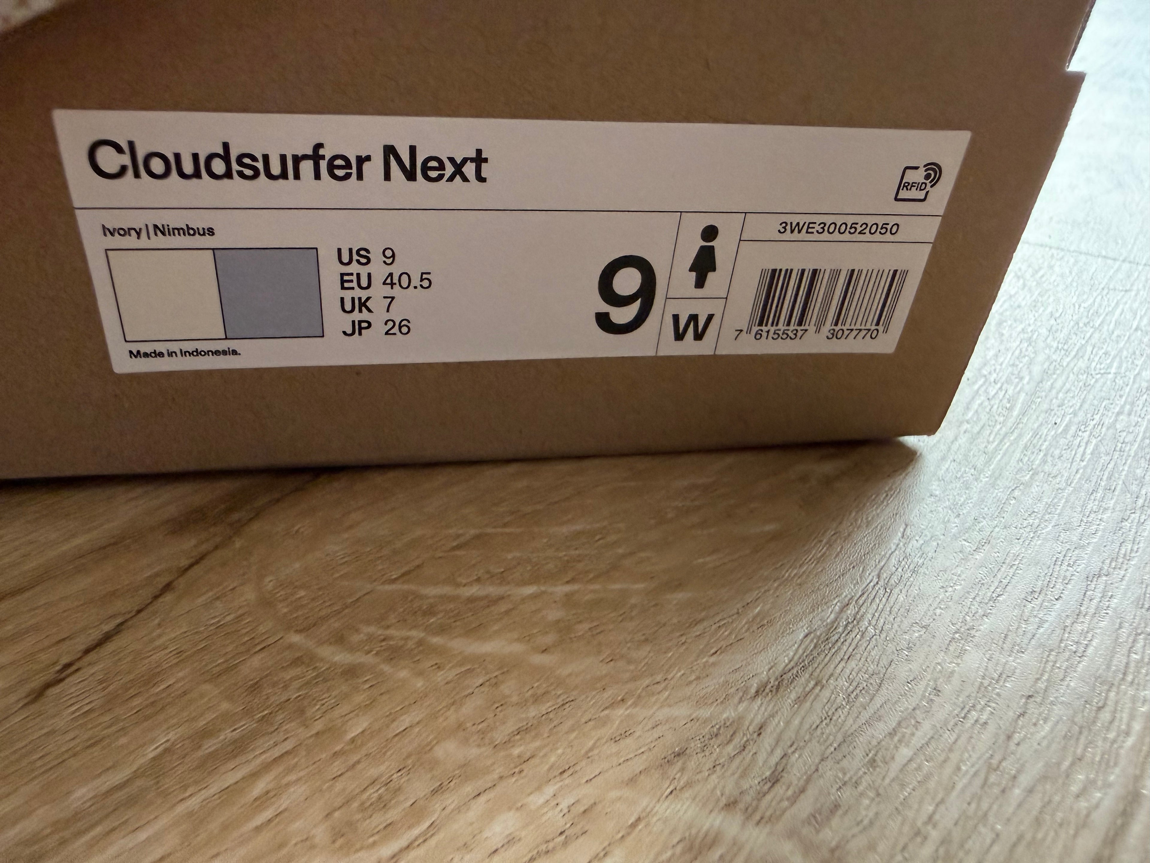 On Cloudsurfer Damen Laufschuhe – Gr. 40,5 – Weiß – Neu & Original