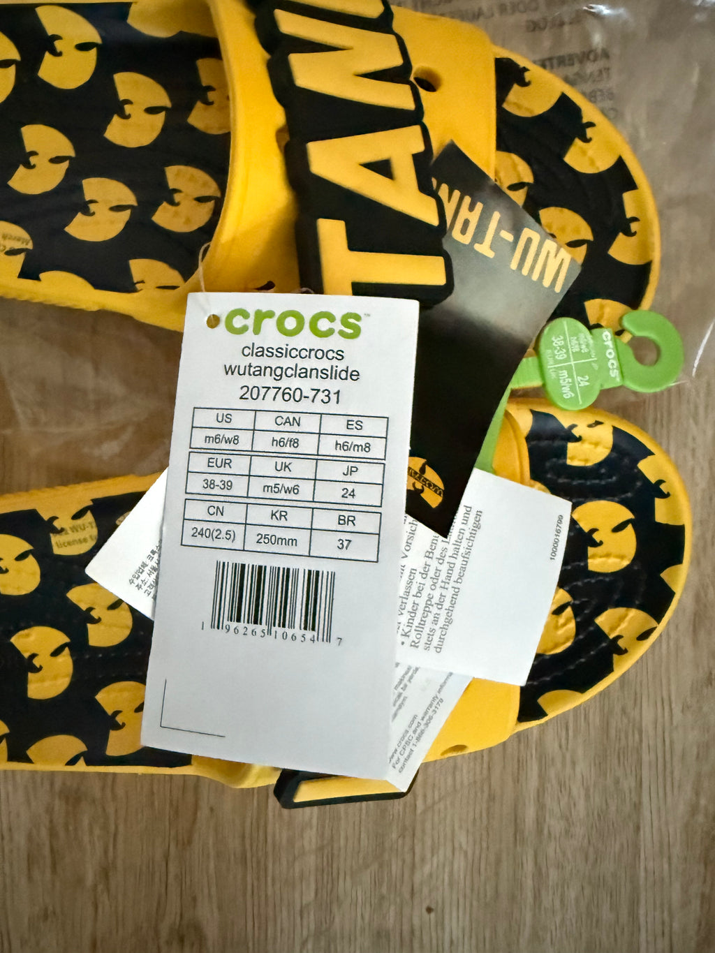 Crocs Wu-Tang Gr 38-39 Sammleredition 💥