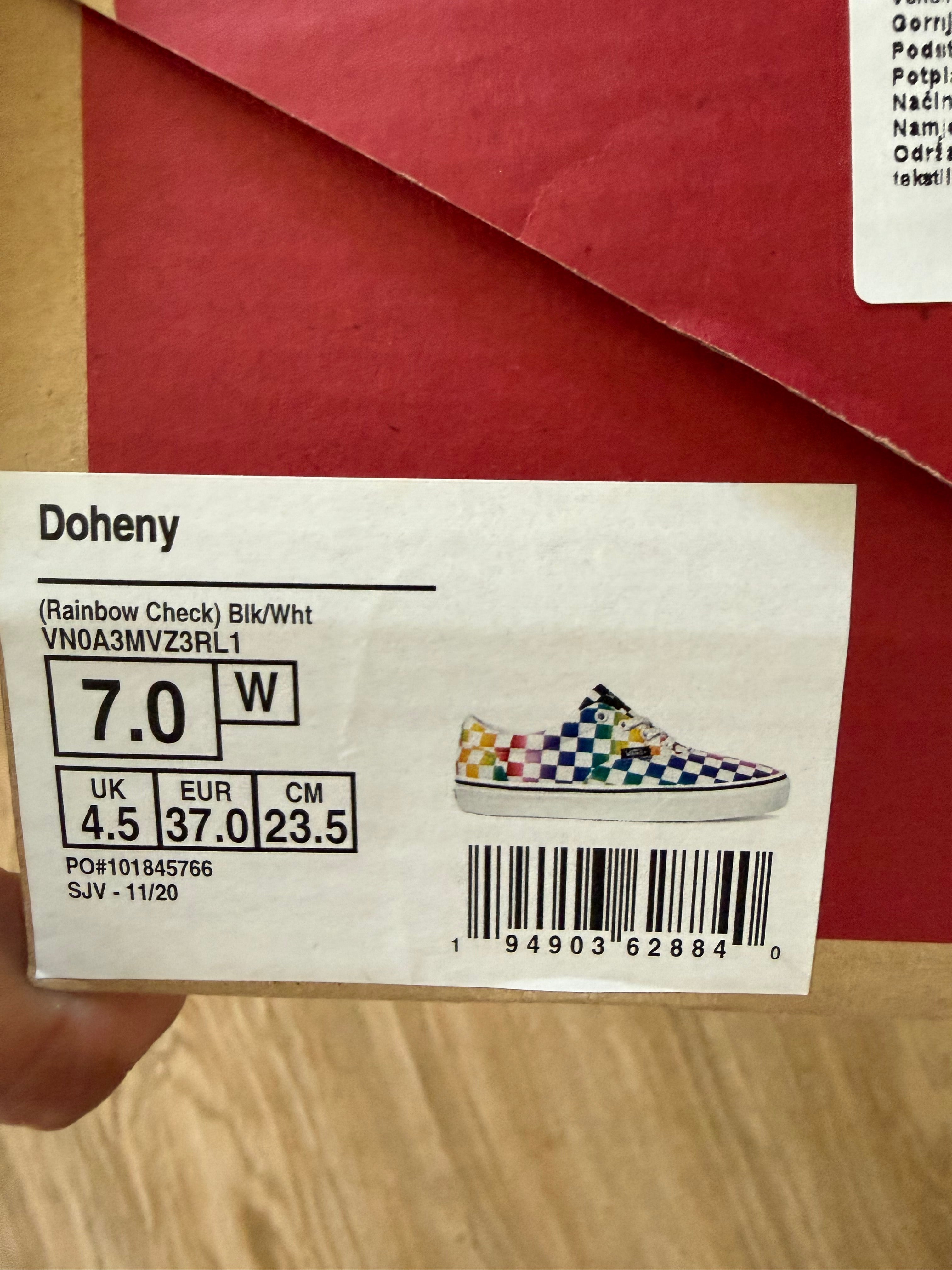 🌈 Vans Authentic Checkerboard Rainbow – Gr. 37 – Neu mit Etikett & Originalkarton