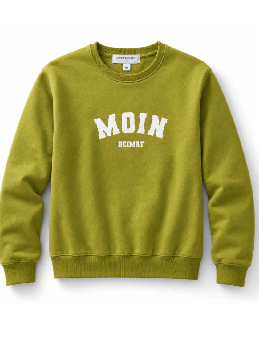 Herren Sweatshirt “MOIN HEIMAT” – Größe M – Khaki neu OVP