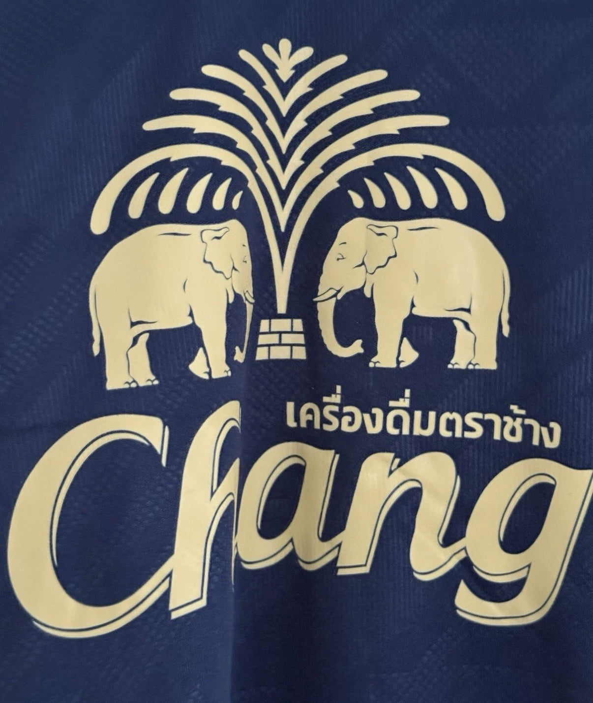 Thailand National Team Polo Trikot – Navy/Gold – Größe L – Neu mit Etikett