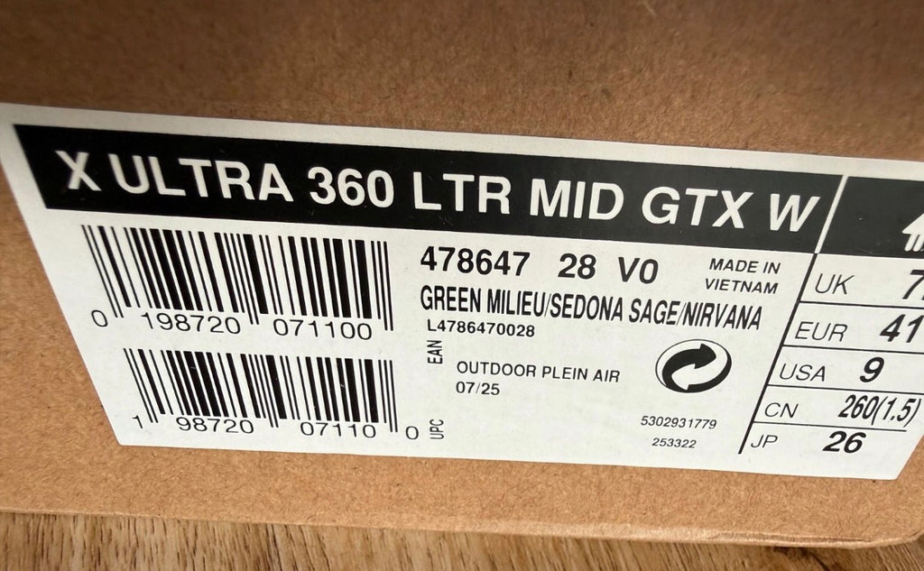 Salomon X Ultra 360 LTR Mid GTX W – Damen Wanderschuhe – Gr. 41 1/3