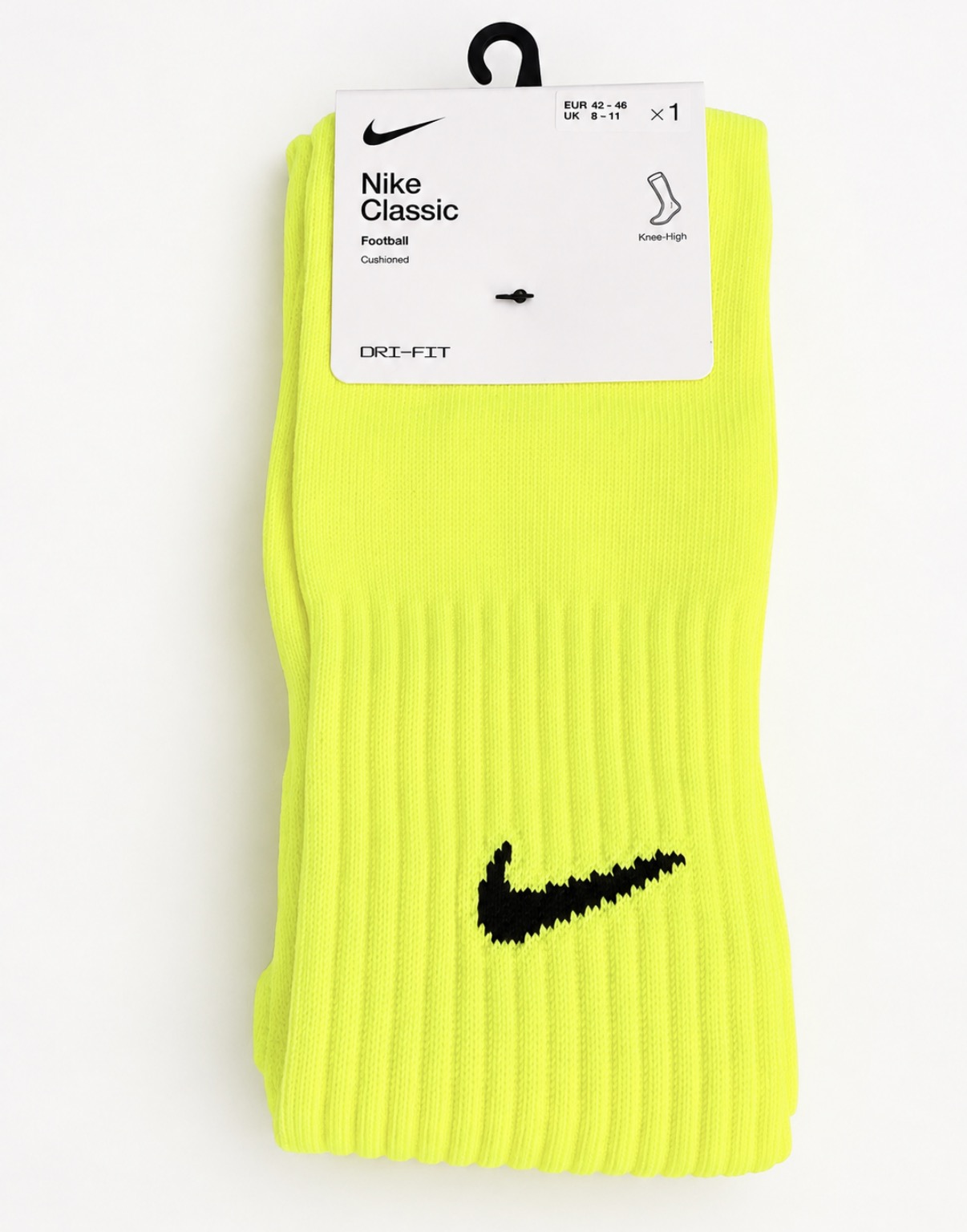 Nike Classic Football DRI-FIT Kniestrümpfe Volt neon gelb Gr. 42–46 | Neu