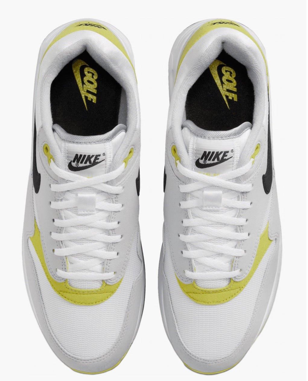 Nike Air Max 1 – Weiß/gelb Gr 40,5 nur 1 x in dieser Größe erhältlich