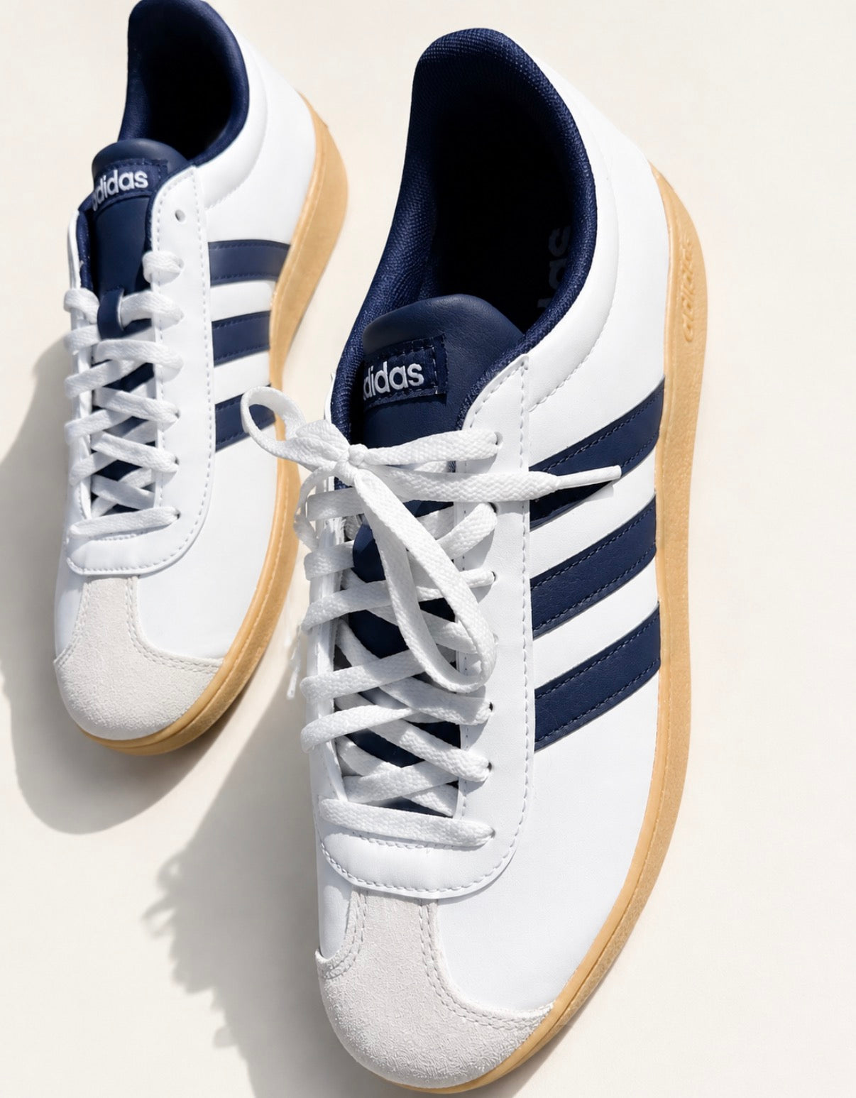 Adidas VL Court – Größe 42 – Weiß/Blau – Neu