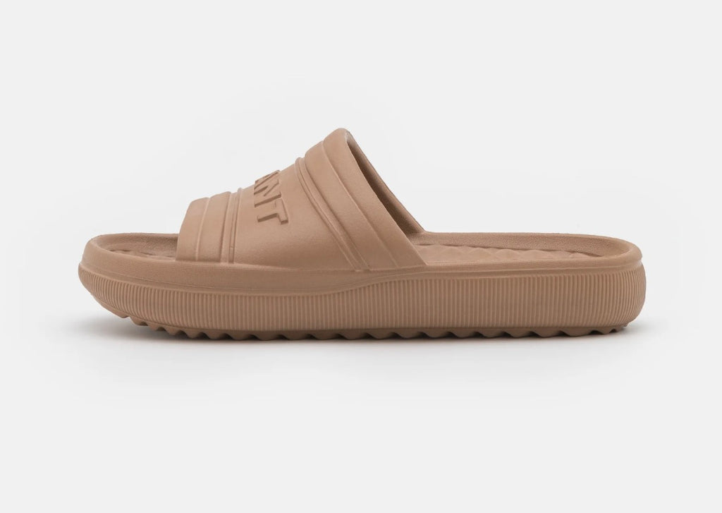 Gant GLADYN - Pantolette flach - warm Khaki Gr 42