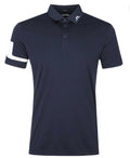 J.Lindeberg Heath Poloshirt in regulärer Passform, Marineblau Gr L
