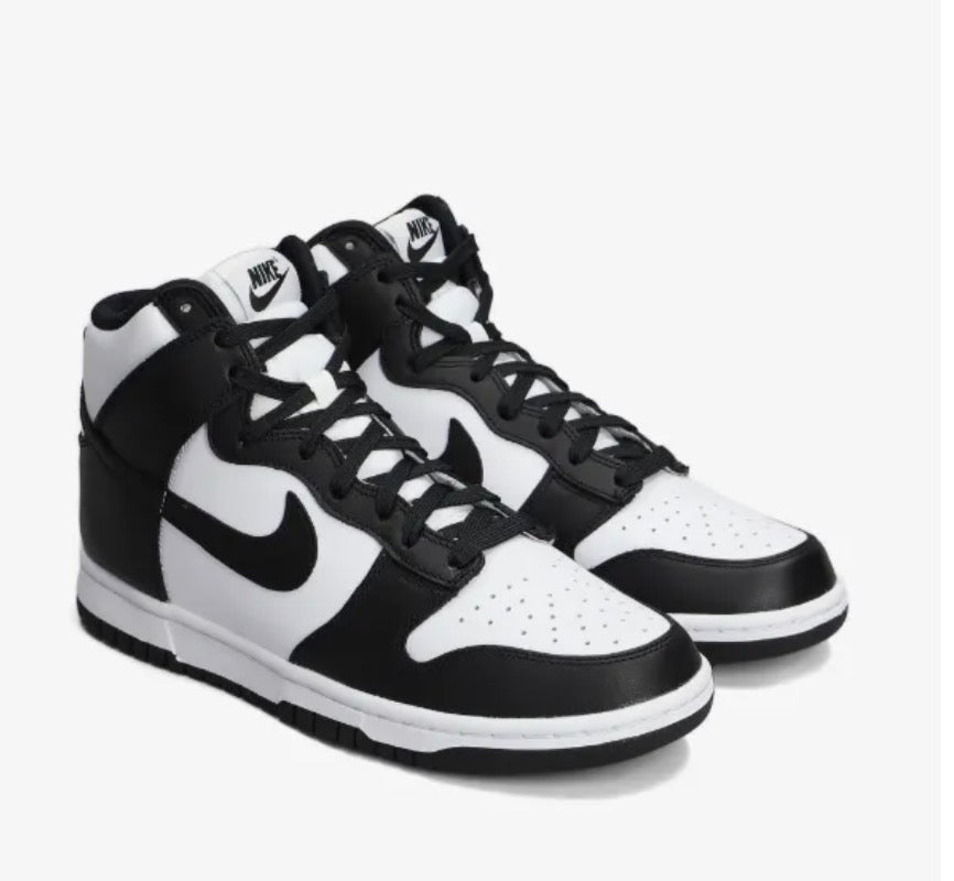 Nike Dunk Hi Retro – White/Black – Größe EU 45,5