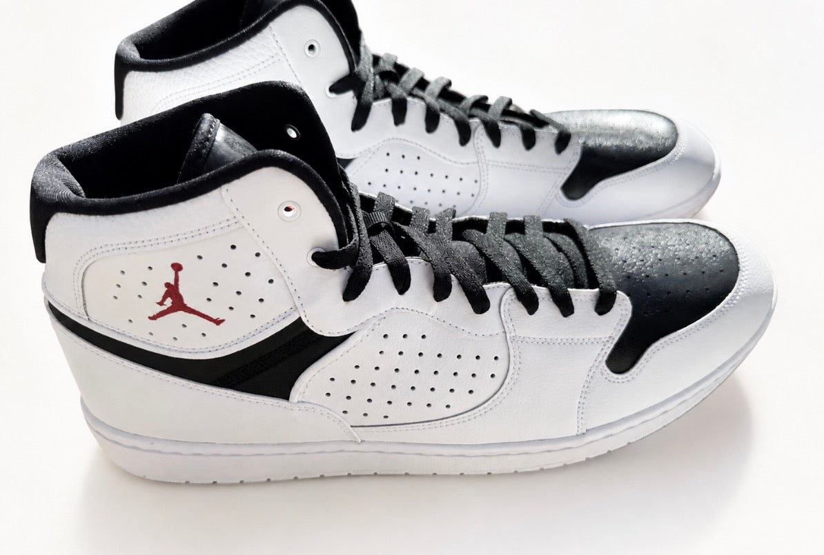 Jordan Sneaker Herren Größe 52,5 (US 18) Neu – Basketballschuhe XXL – Schwarz/Weiß – Ohne Karton