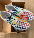 Vans Authentic – Rainbow Checkerboard – Gr. 37 – Neu mit Originalkarton