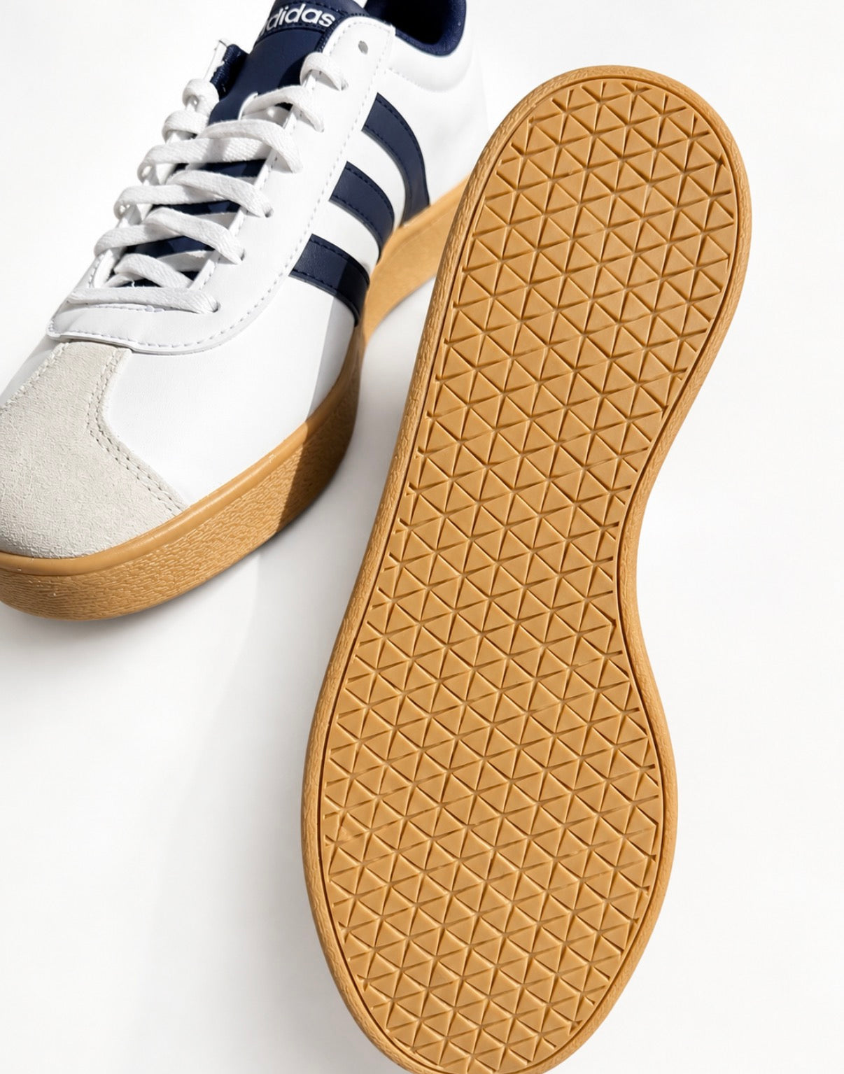 Adidas VL Court – Größe 42 – Weiß/Blau – Neu