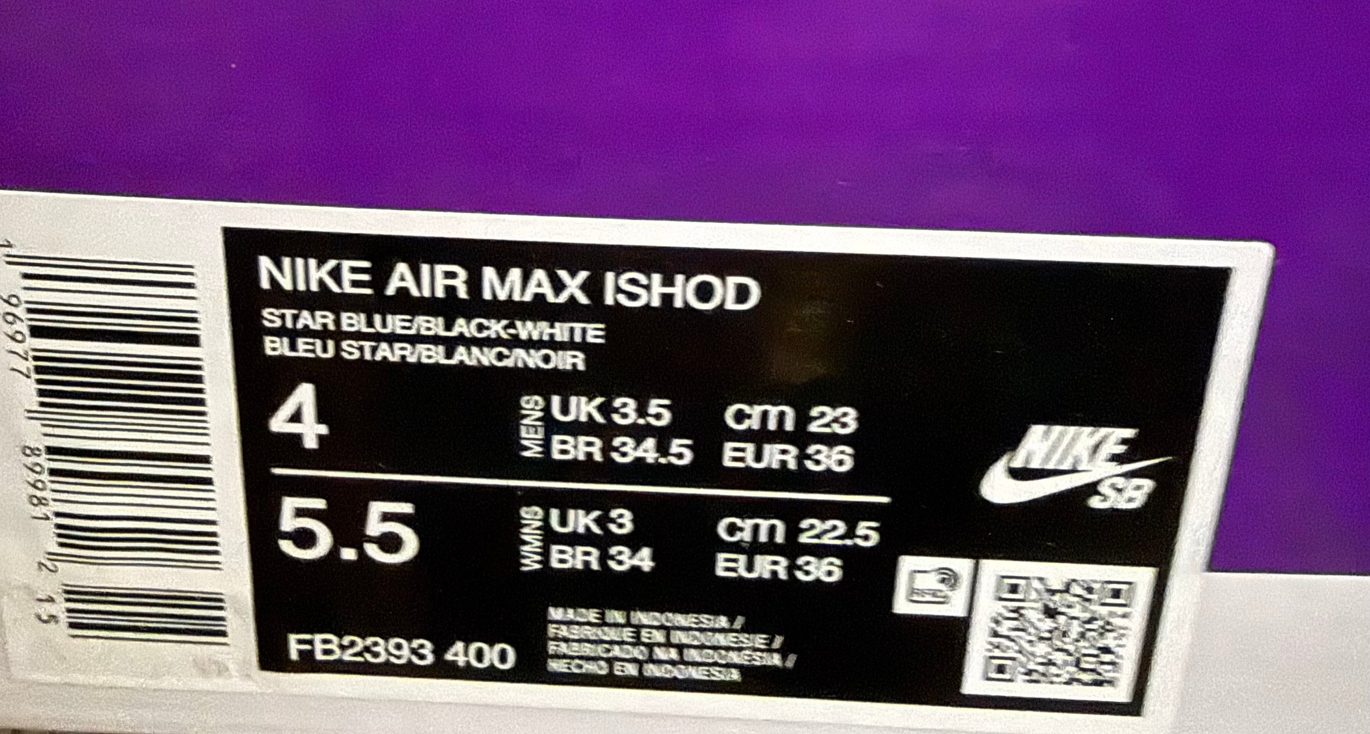Nike Air Max Ishod FB2393-400 – Star Blue / Black / White Gr 36