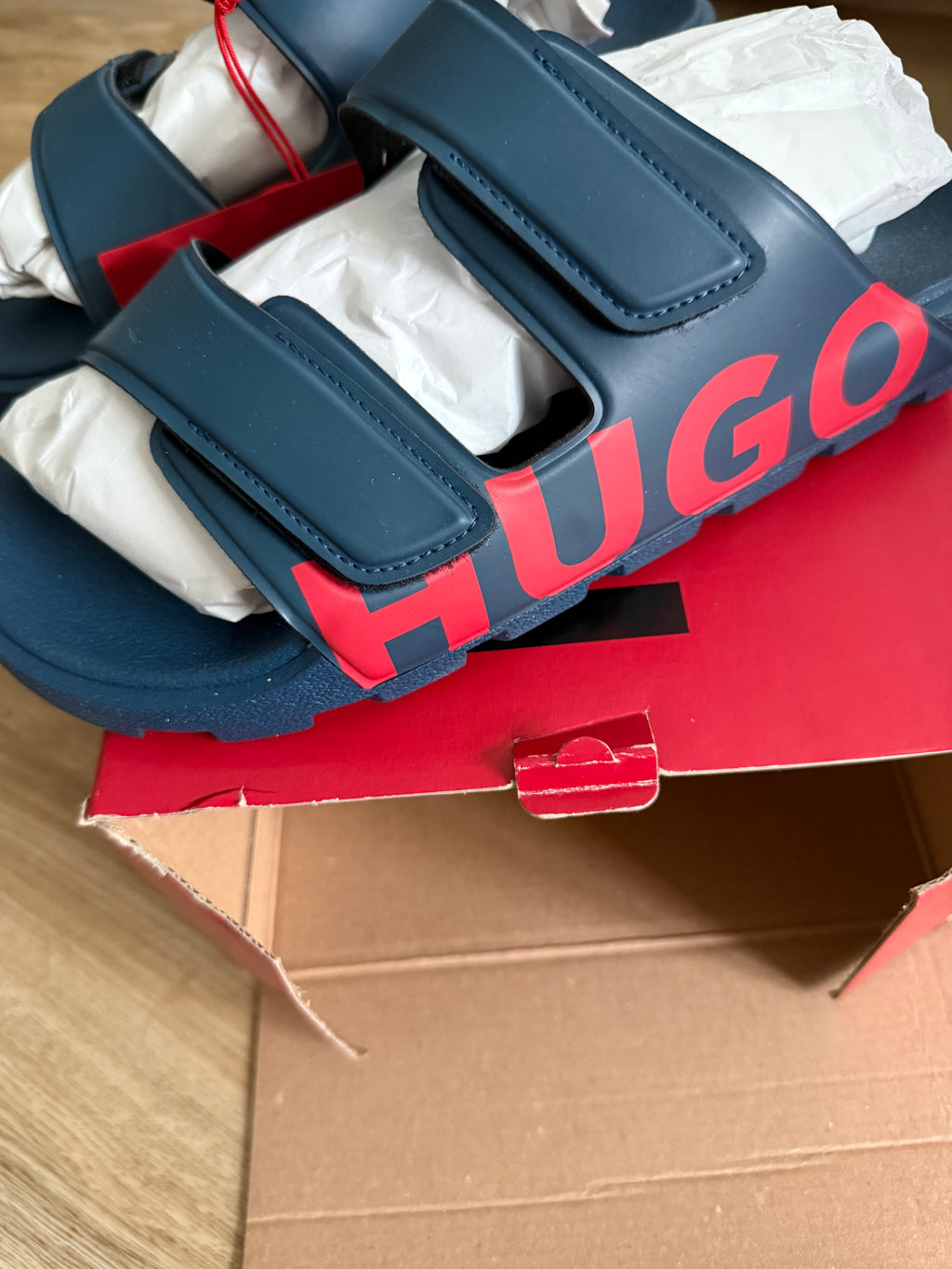 HUGO Herren Sandalen / Slides – Gr. 44 – Neu & Original
