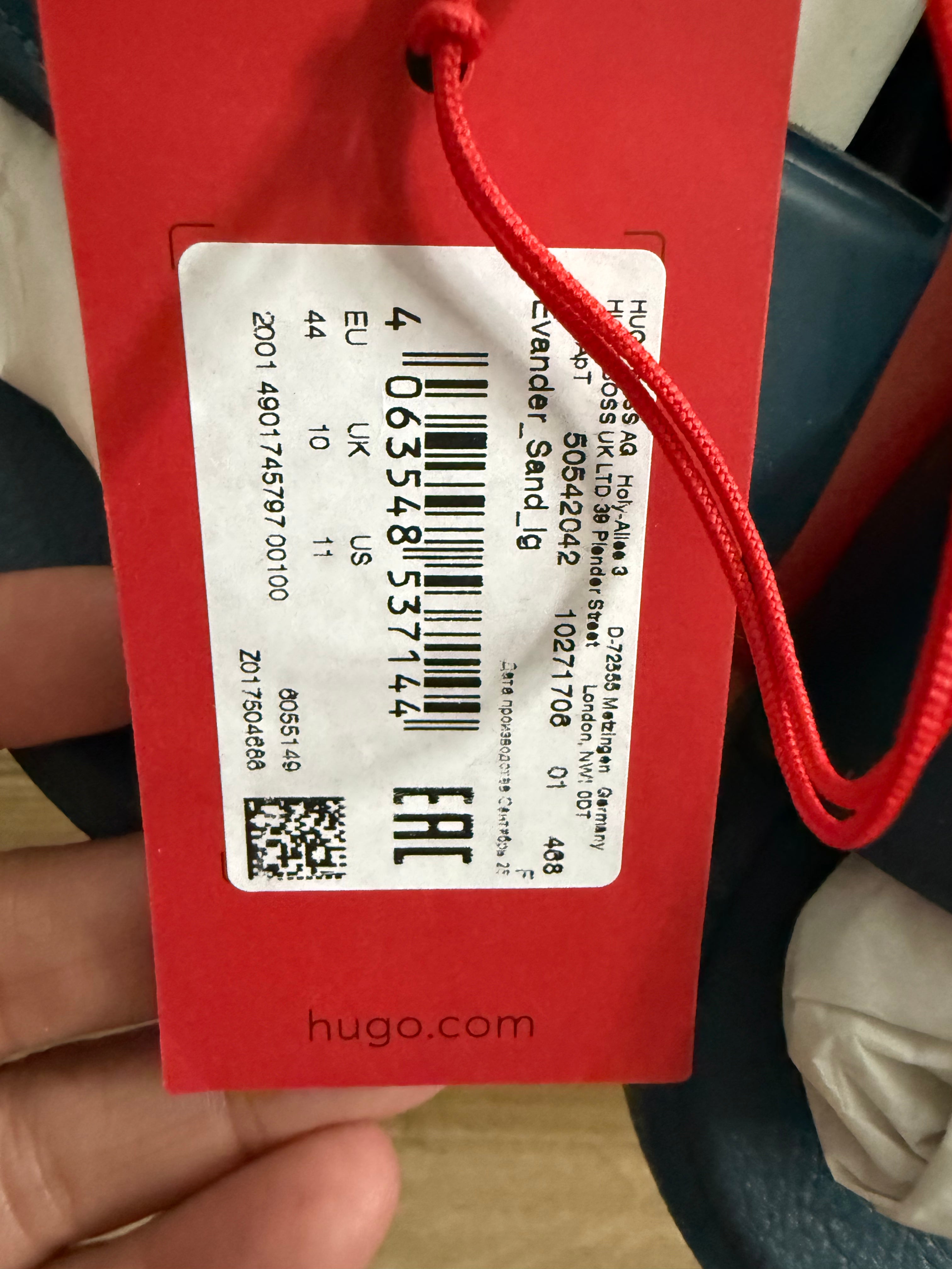 HUGO Herren Sandalen / Slides – Gr. 44 – Neu & Original