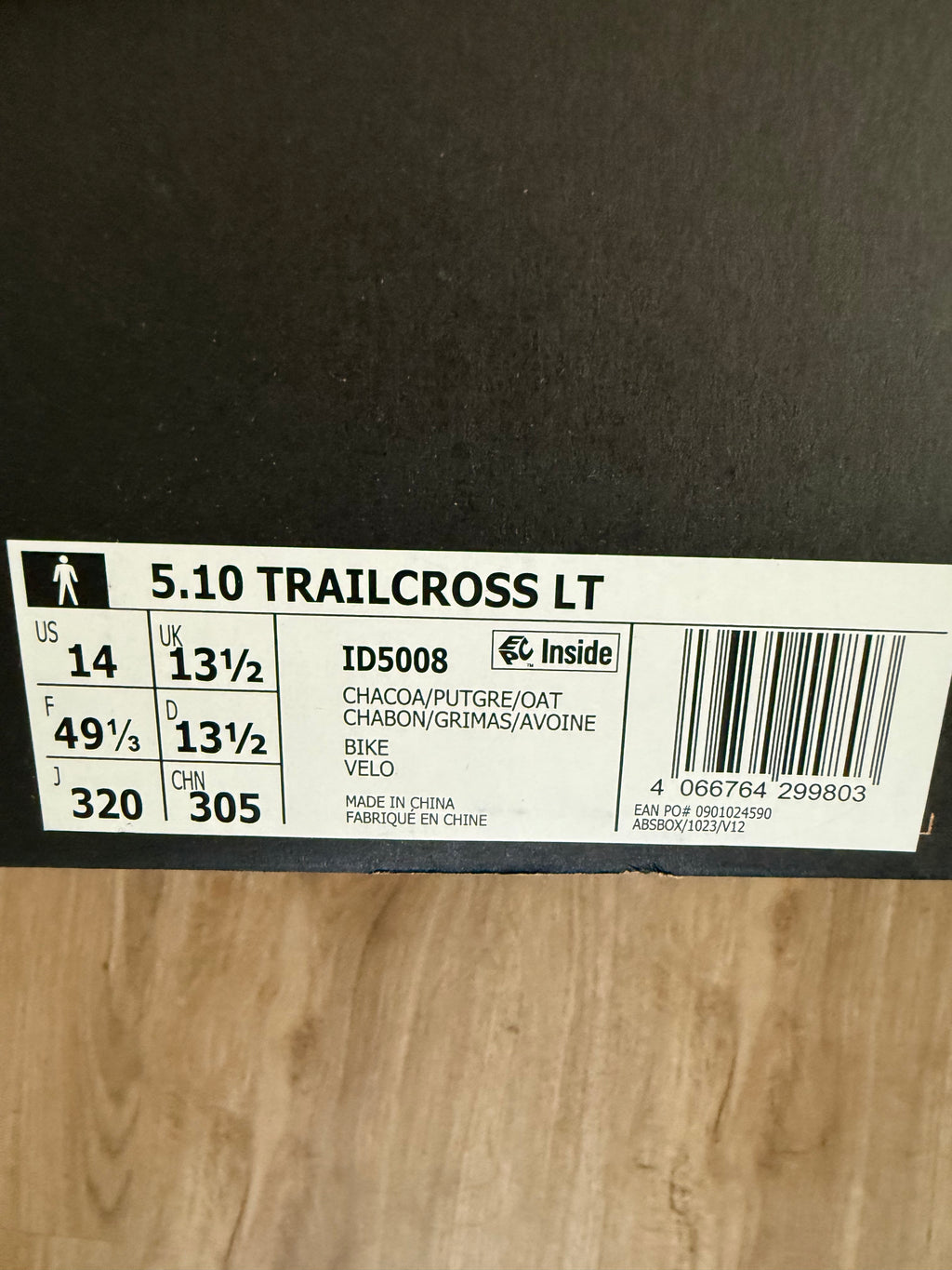 Adidas Five Ten Trailcross LT MTB-Schuhe – Größe 49 1/3 (US 14) – Neu in OVP