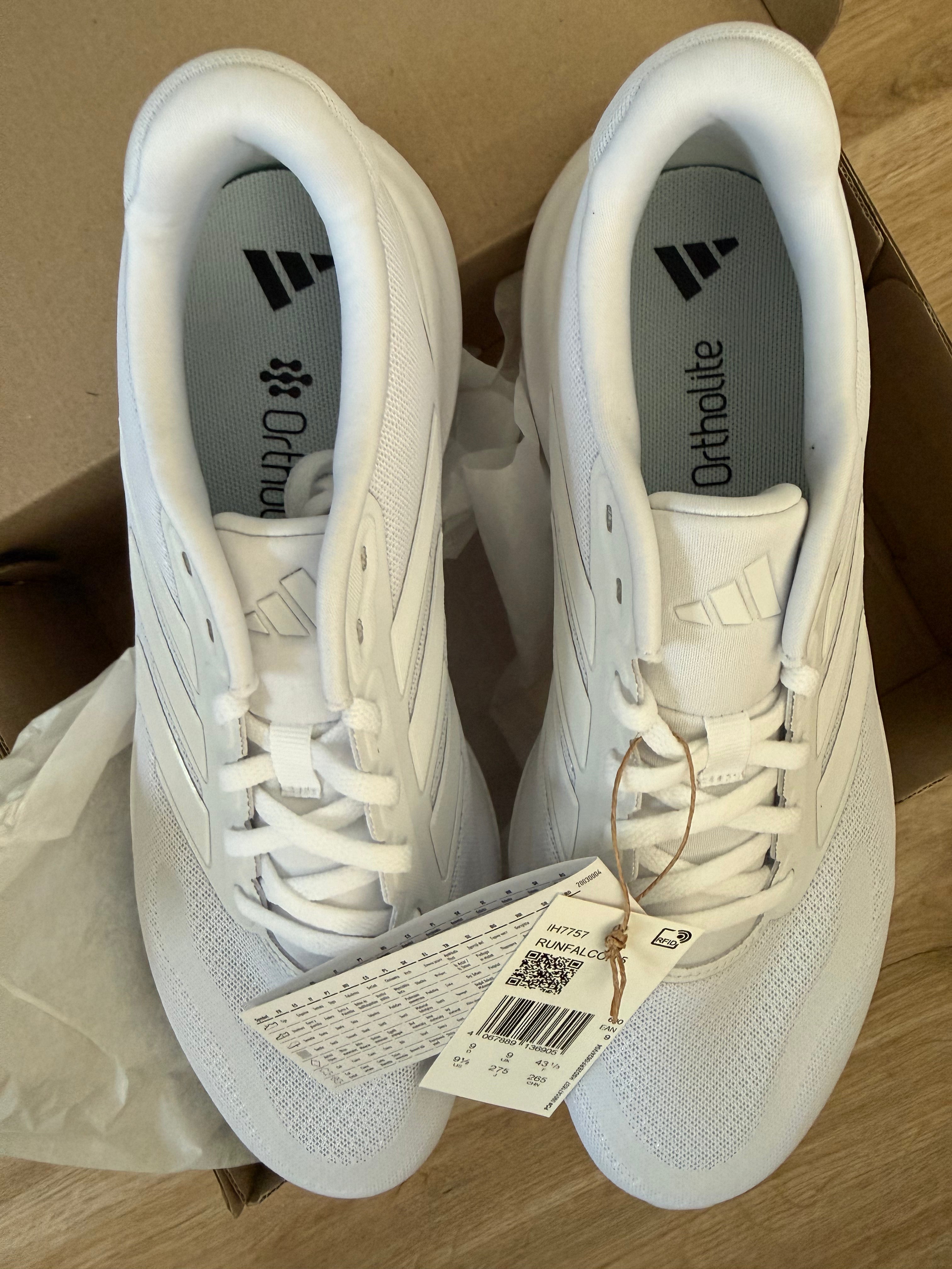 Adidas Runfalcon 5 Herren Laufschuhe – Größe 43 1/3 – Weiß