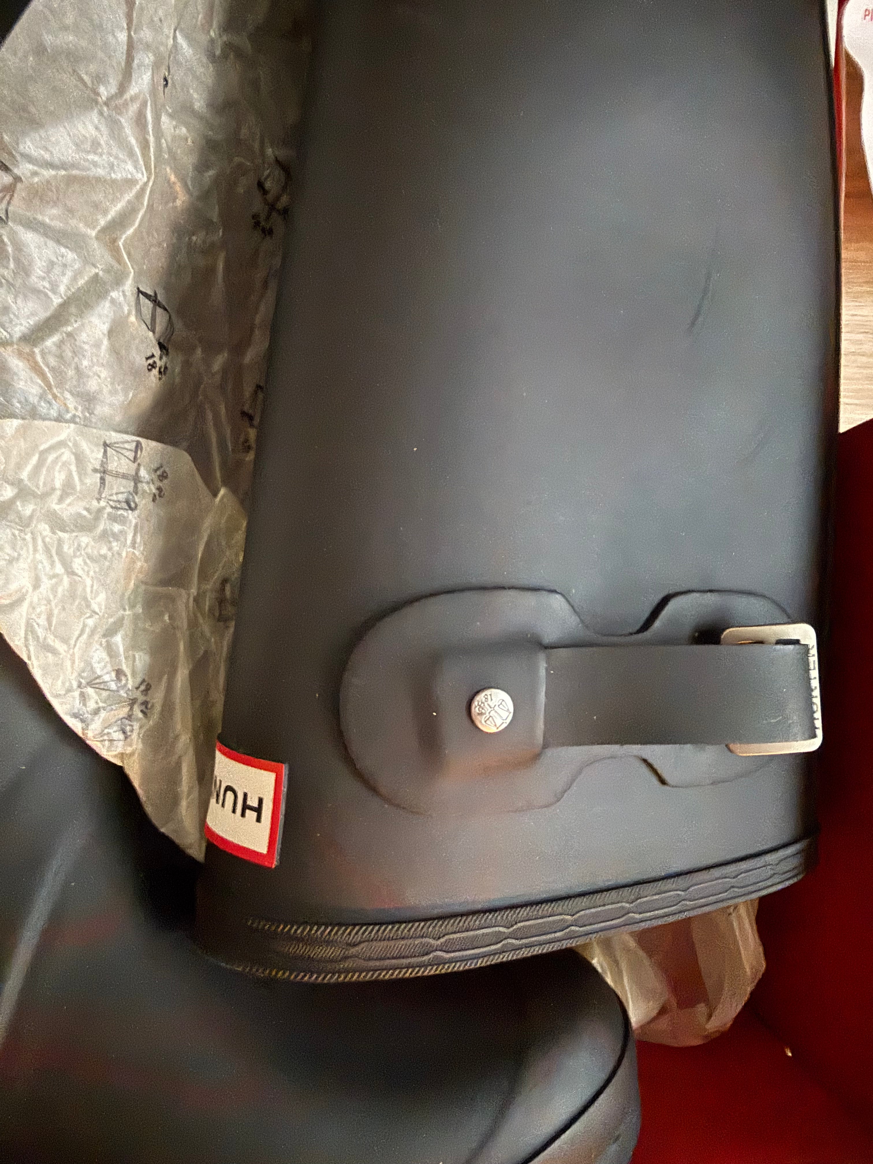 Hunter Original Tall Gummistiefel – Schwarz – Gr. 38 – Neu