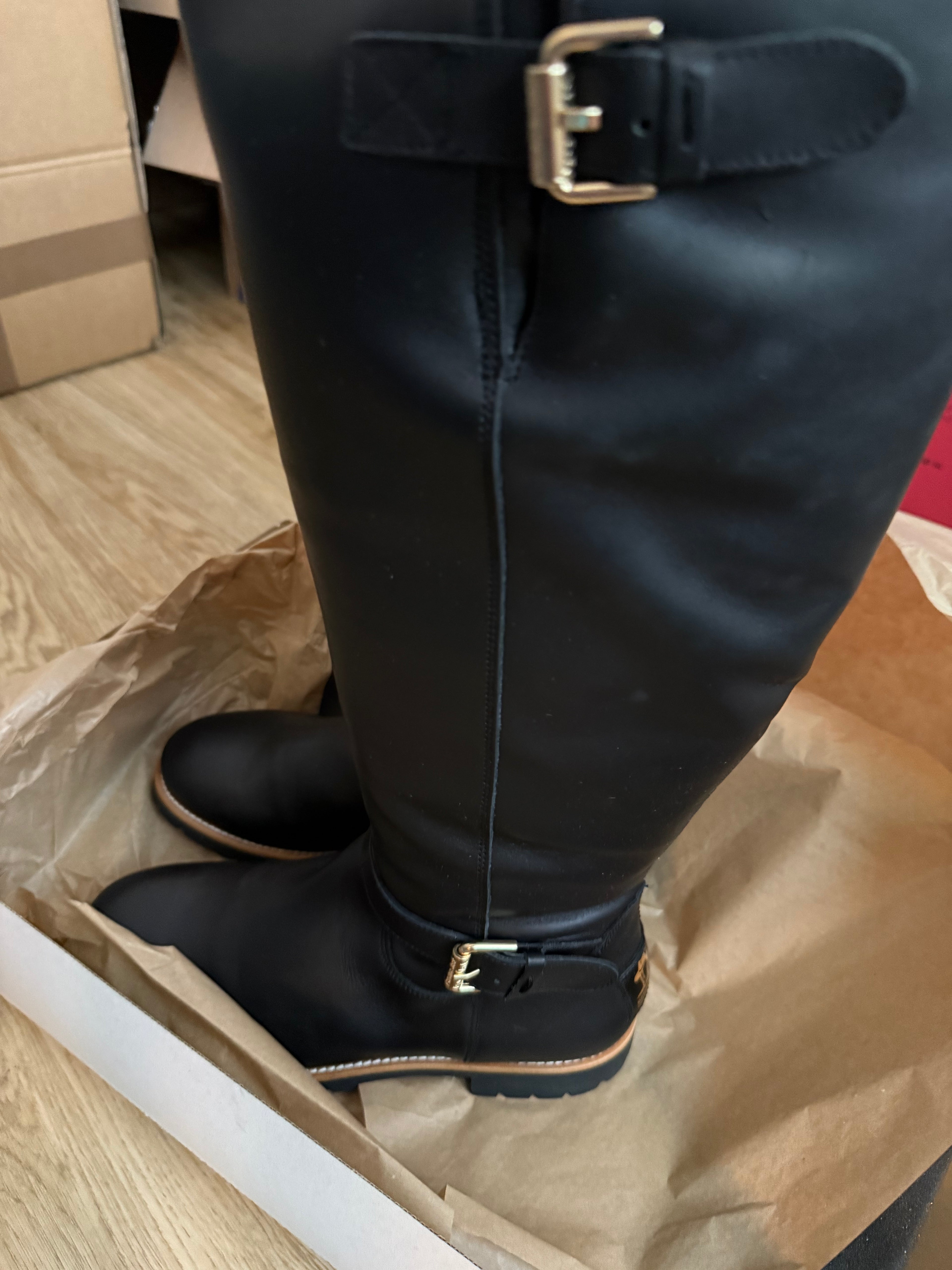 Panama Jack Damen-Langschaftstiefel Amberes Igloo Trav B1 – Schwarz – Gr. 40 – Neu