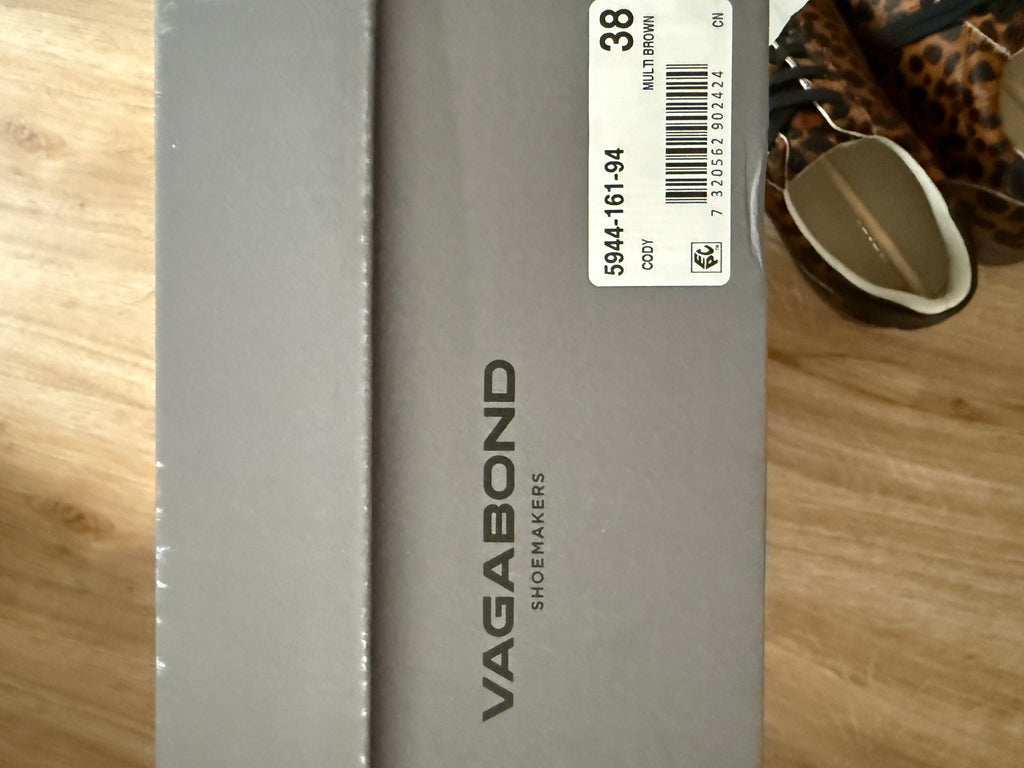 Vagabond Damen Sneaker – Gr. 38 – Leo-Print – Echtleder – Stylischer Hingucker