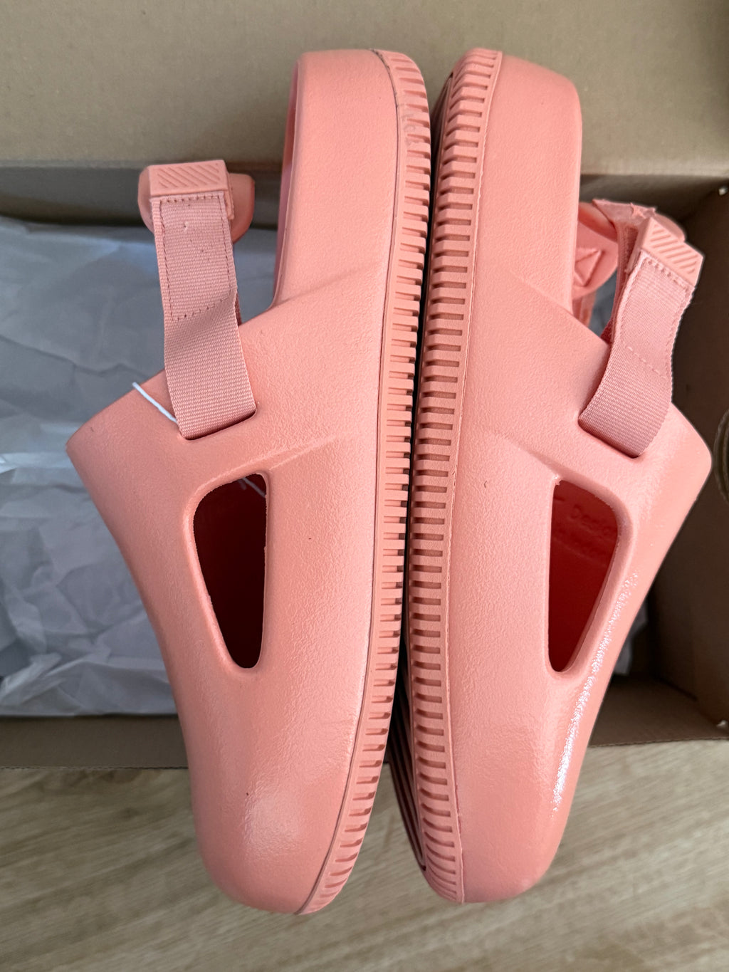 Nike Calm Mule Damen – Apricot – Neu – Größe 39