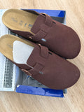 Birkenstock Boston BS Clogs – Mocha – Größe 43 – Regular Fit – Neu