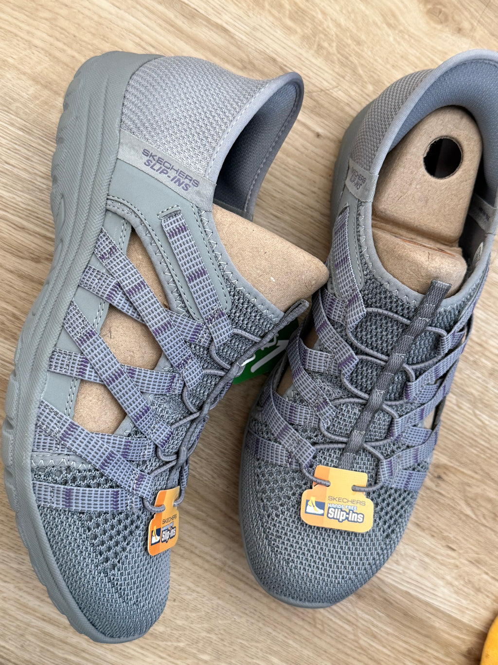 Skechers Hands Free Slip-ins – Damen Sneaker – Grau – Größe 40 – Vegan – Neu ohne Karton