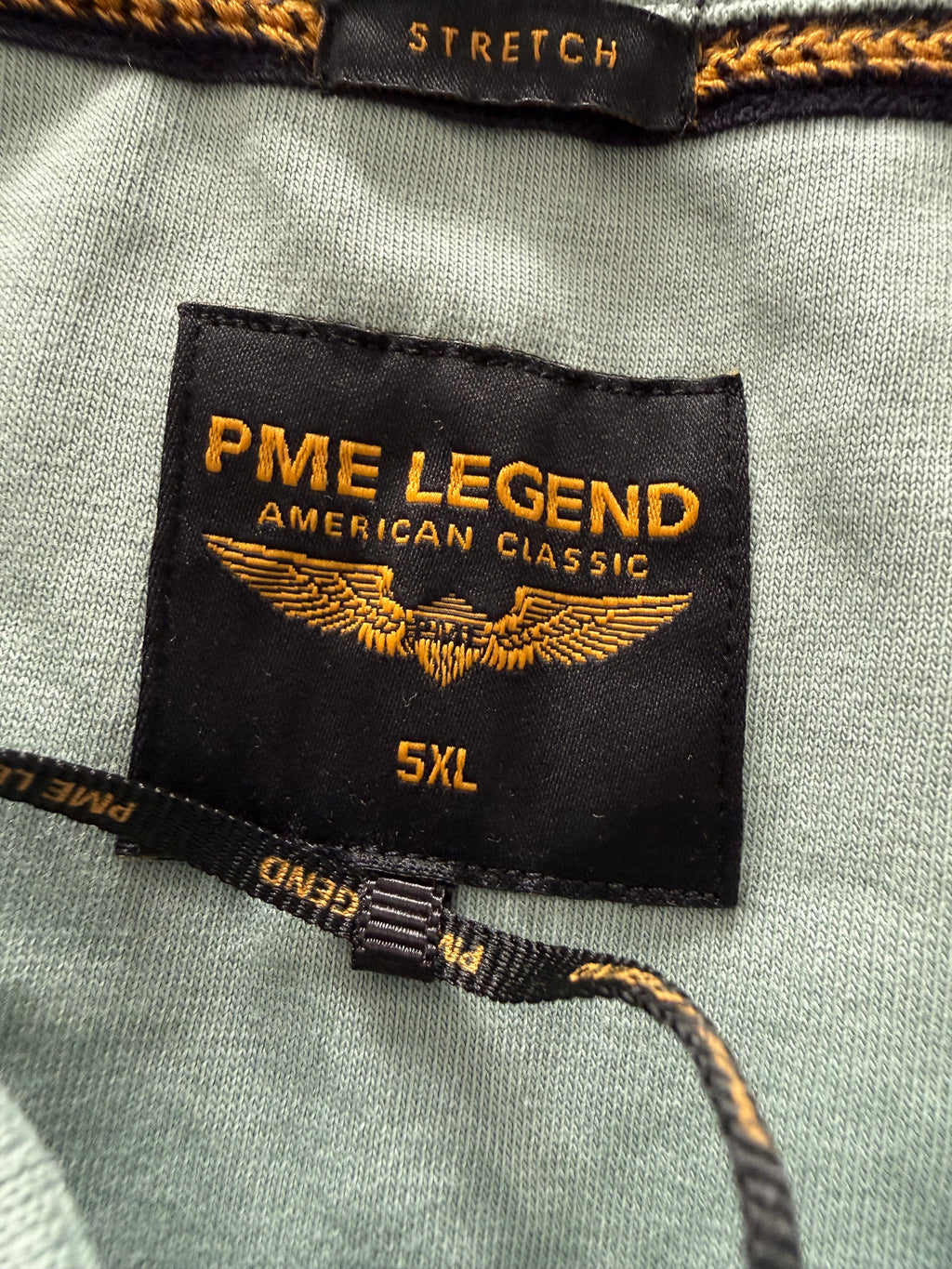 PME Legend Herren Poloshirt – Mintgrün – Größe 5XL – Neu mit Etikett