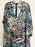 Gerry Weber Collection Kleid mit tropischem Blätterprint – Gr. 46 – Neu mit Etikett