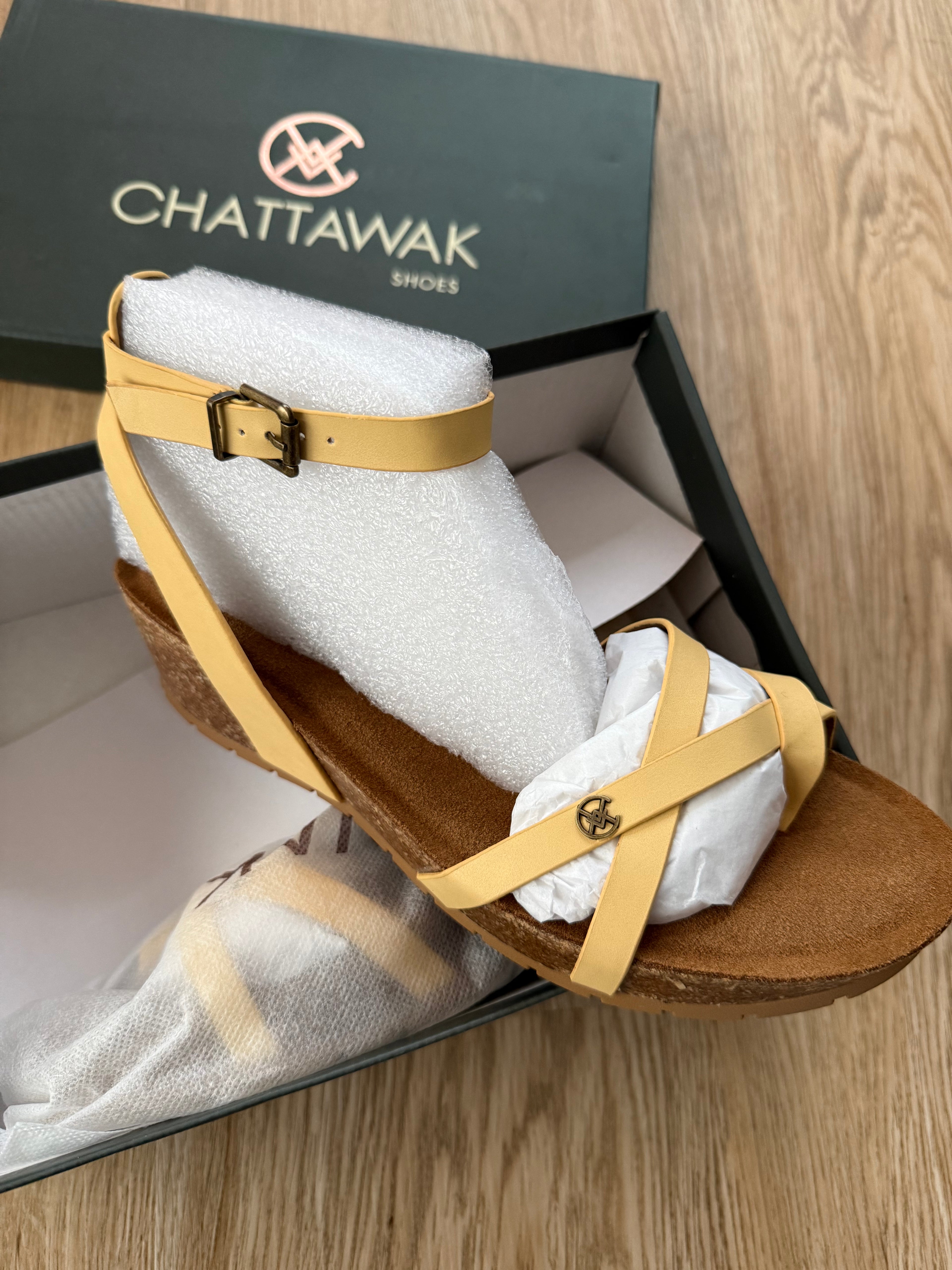 Chattawak Damen-Sandalen – Modell Butter – Größe 38 – Neu