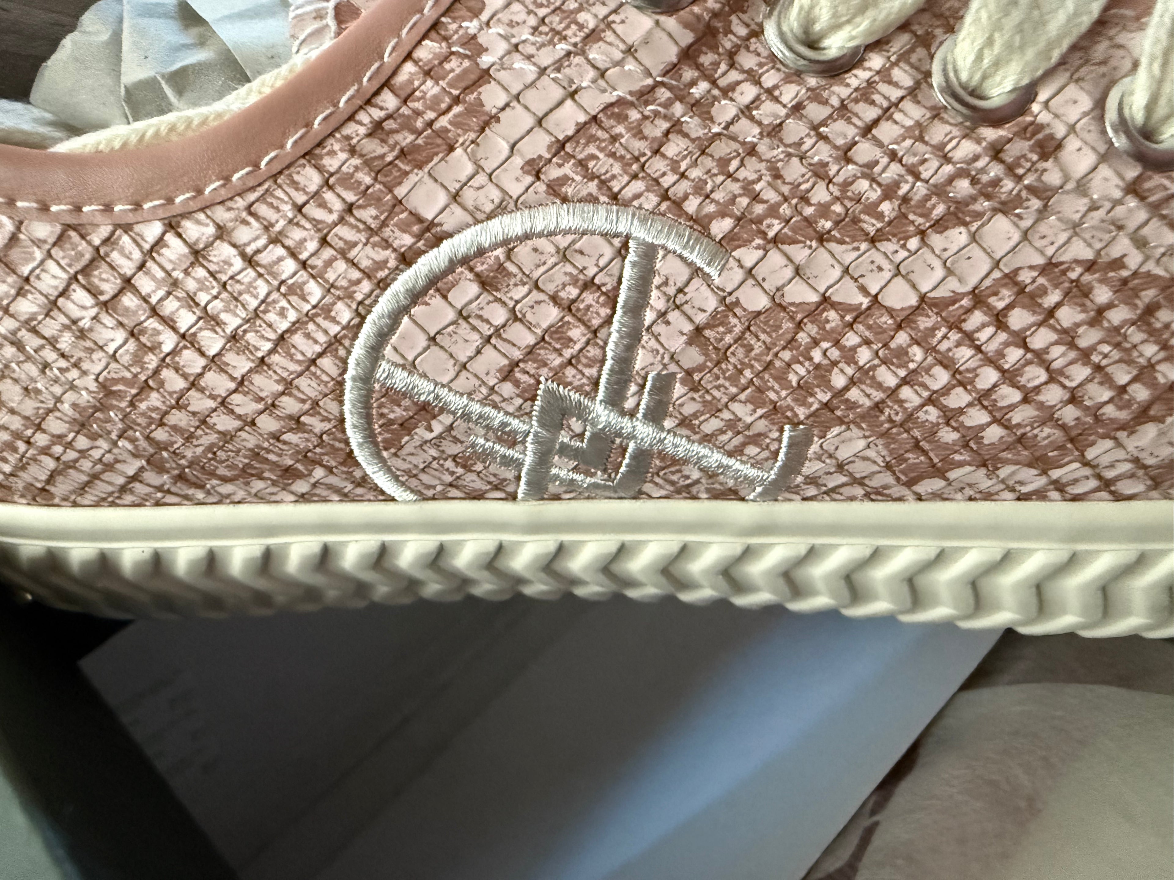 Chattawak Roman Sneaker Damen Gr. 38 Rosa – Neu – Schlangenoptik Freizeitschuhe