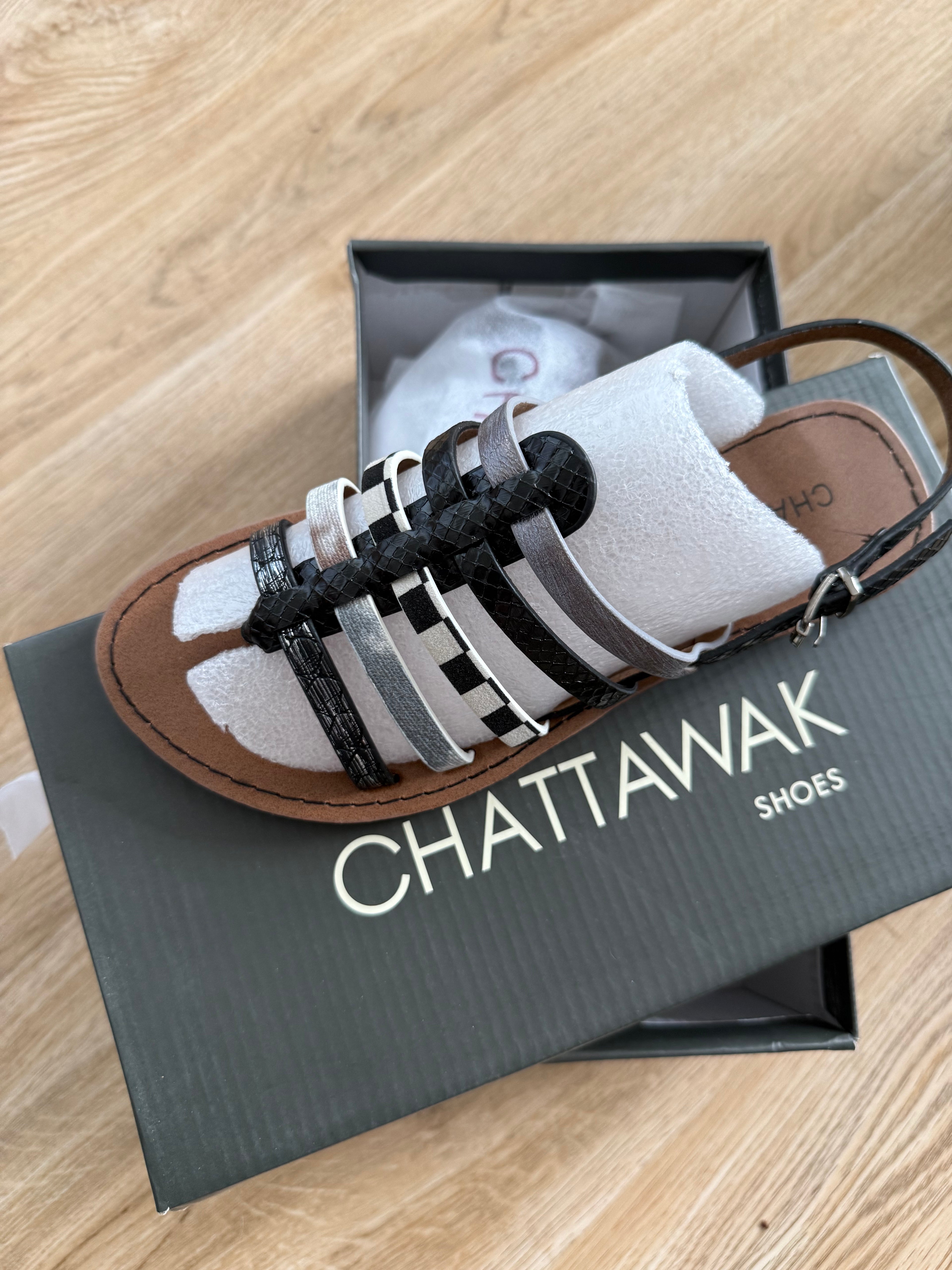 Damen Sandalen – CHATTAWAK – Gr. 38 – Neu