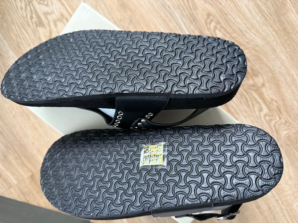 Damen Zehentrenner-Sandalen CHATTAWAK Schwarz – Größe 39 – Neu
