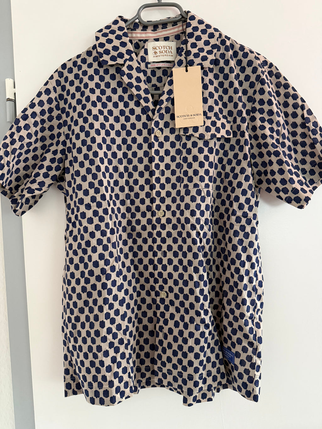 Scotch & Soda Herren Kurzarmhemd – Neu mit Etikett – Gr. S