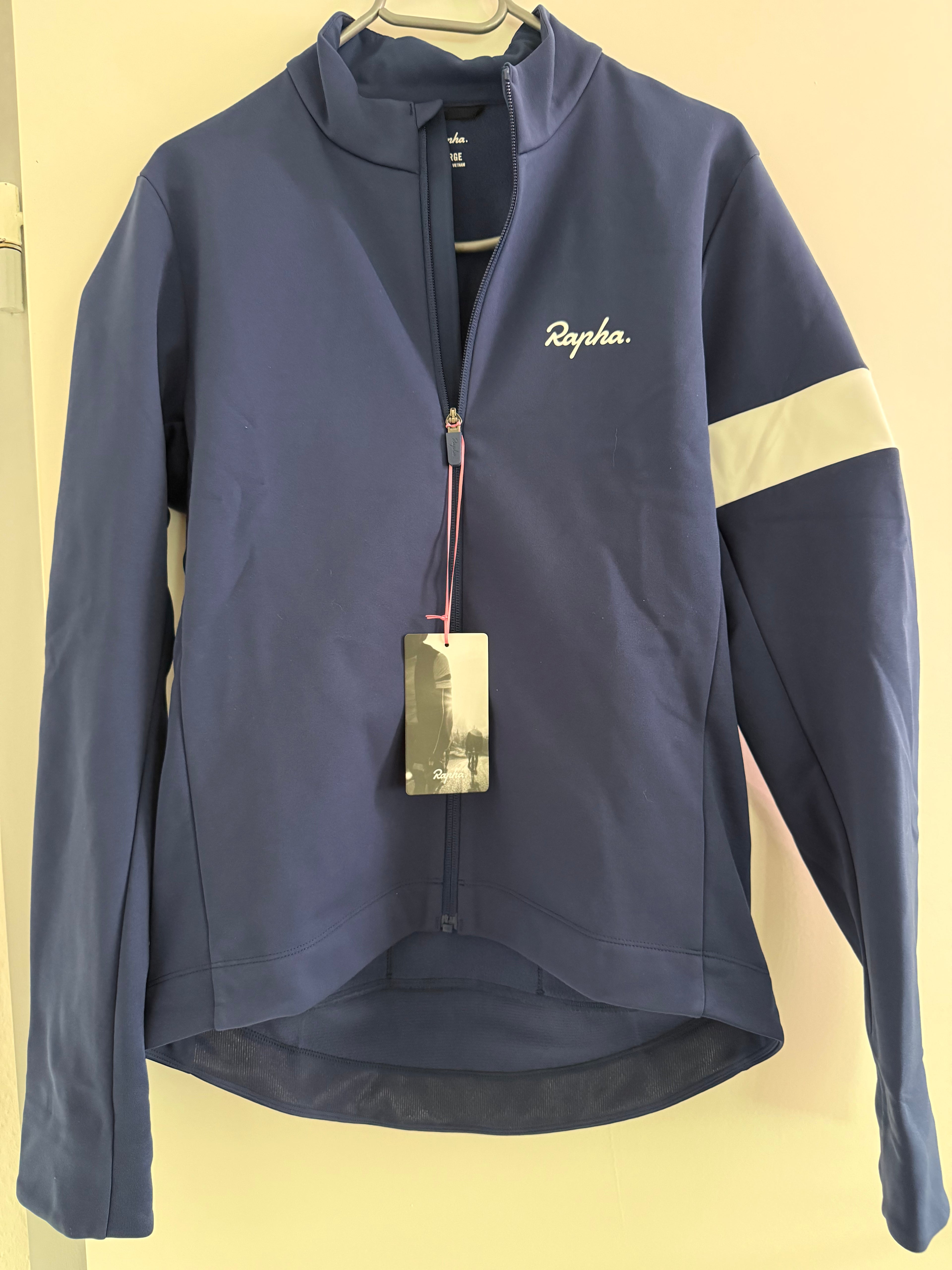 Rapha Men’s Core Jacket – Herren-Radjacke – Navy – Größe L
