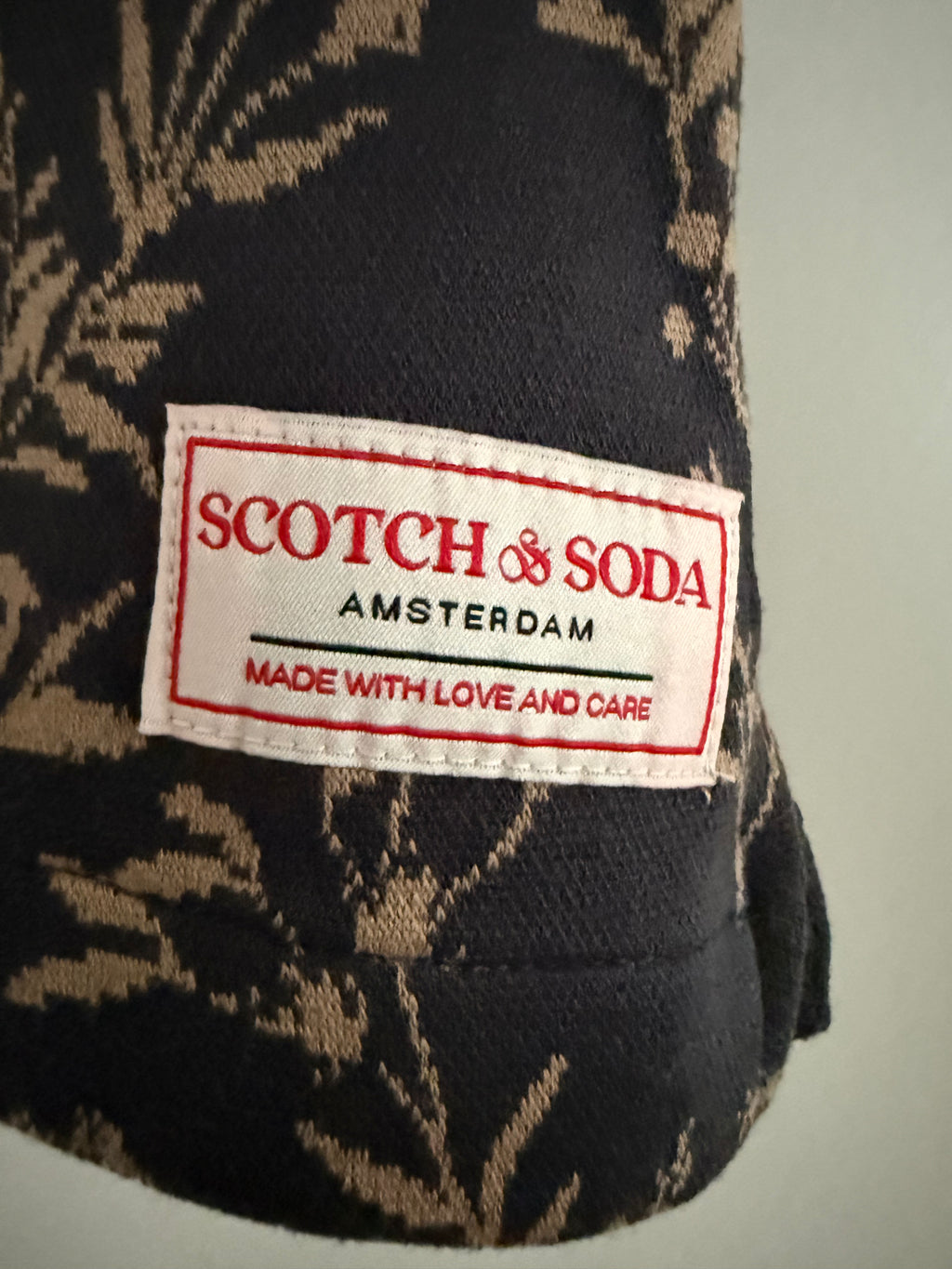 Scotch & Soda Amsterdam Kurzarmhemd – Gr. S – Neu mit Etikett