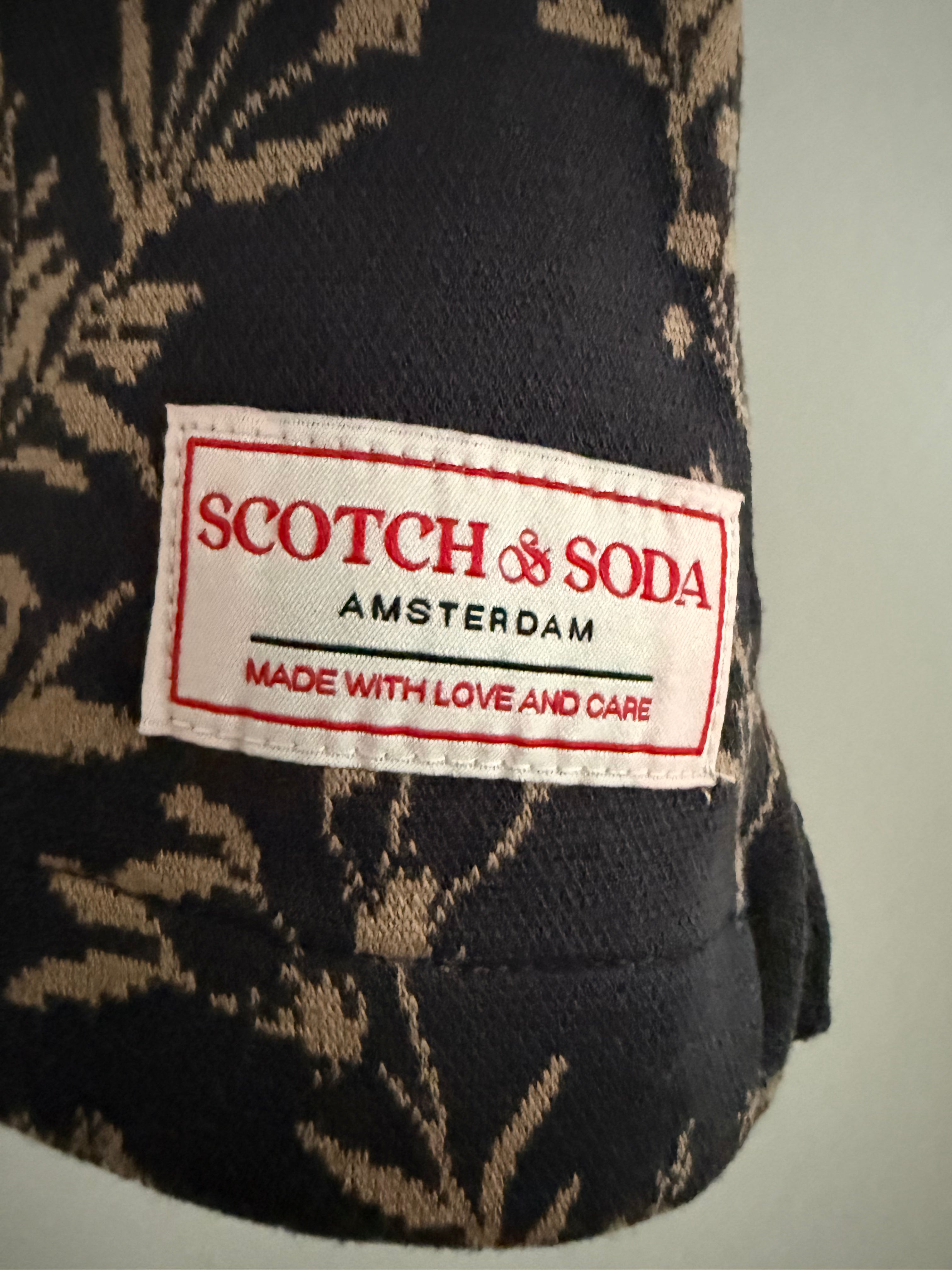 Scotch & Soda Amsterdam Kurzarmhemd – Gr. S – Neu mit Etikett