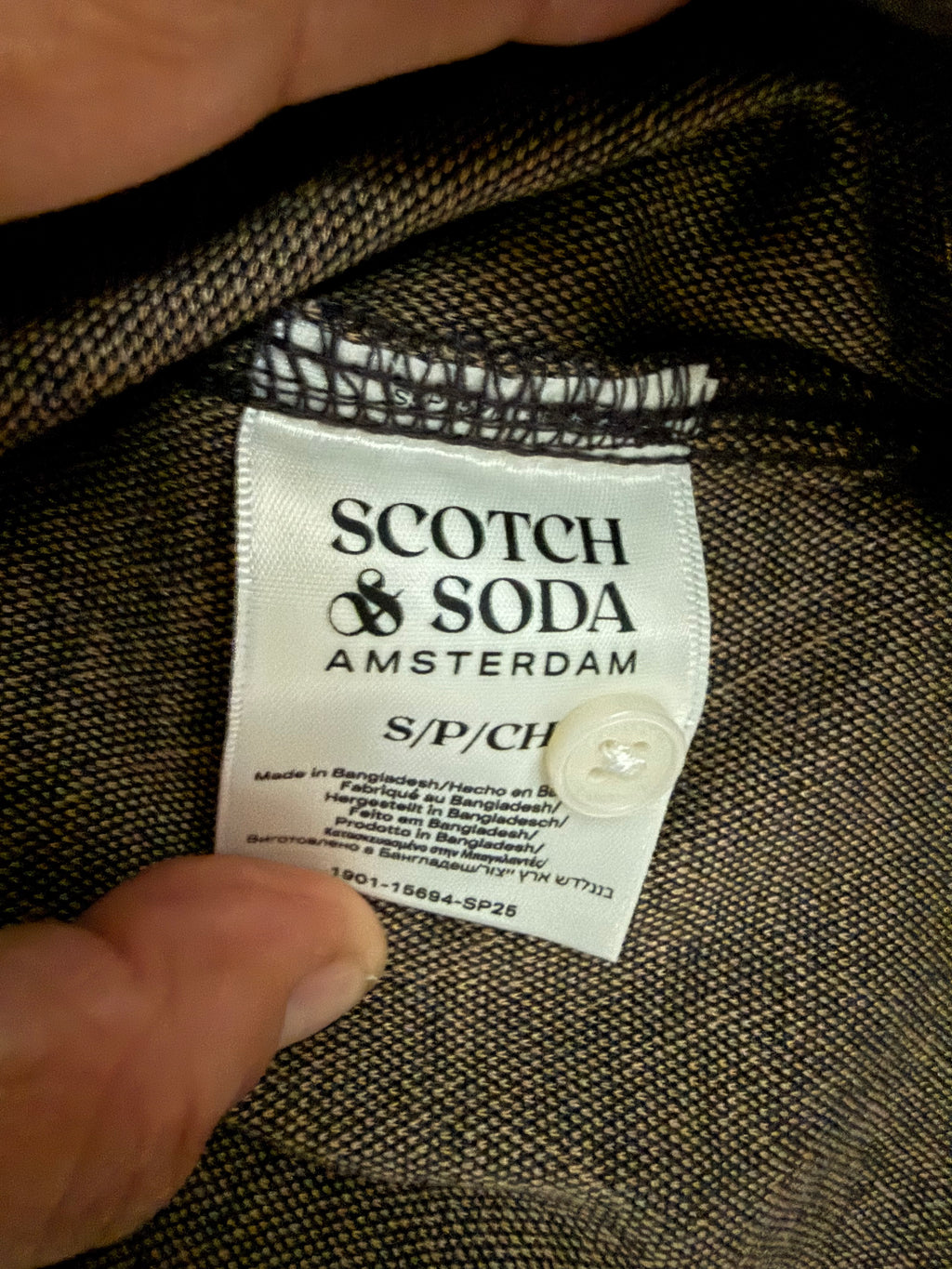 Scotch & Soda Amsterdam Kurzarmhemd – Gr. S – Neu mit Etikett