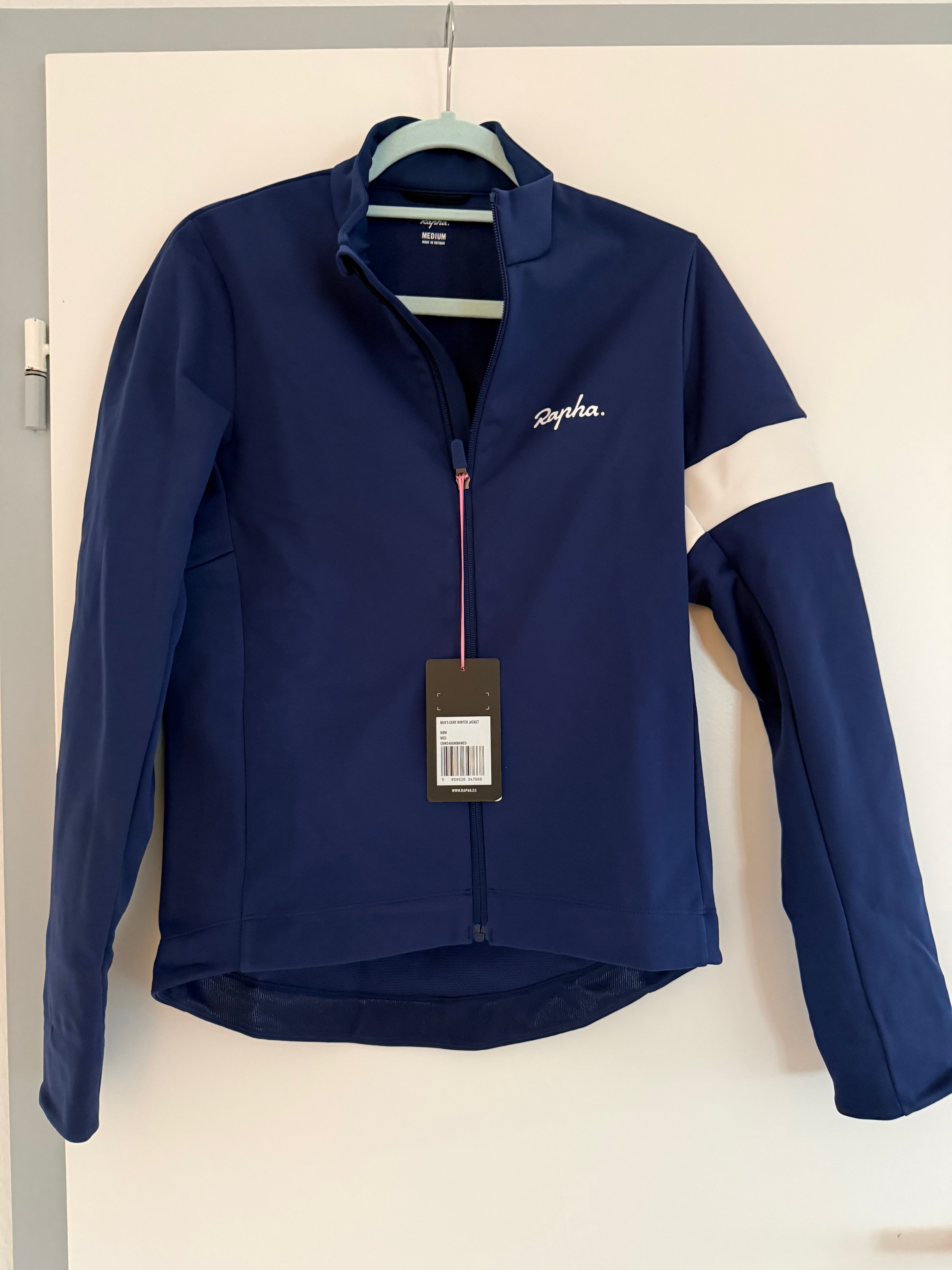 Rapha Explore Lightweight Jacket Herren Gr. M Blau Fahrradjacke Neu mit Etikett