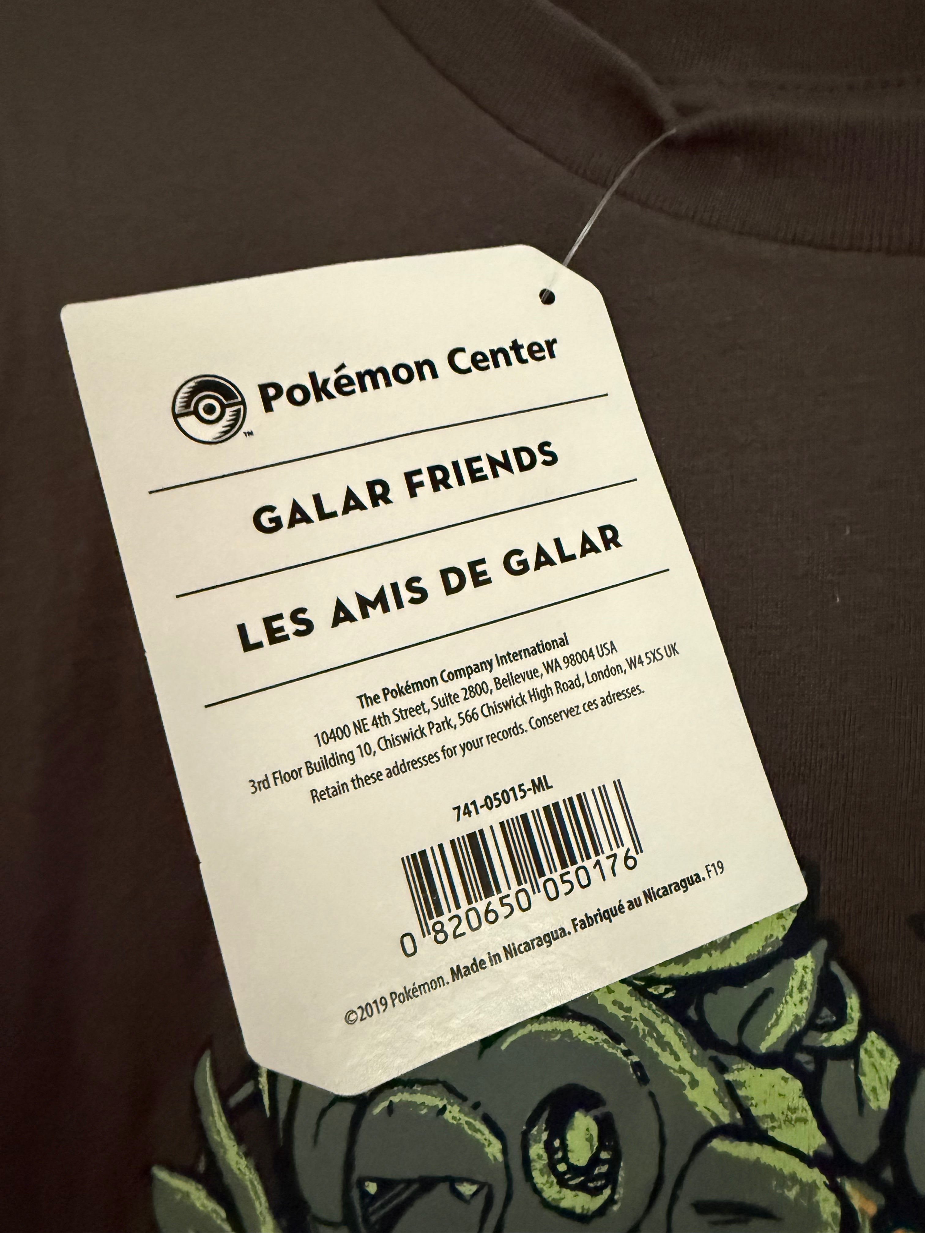 Pokémon Center Galar Friends Langarmshirt – Gr. L – Neu mit Etikett