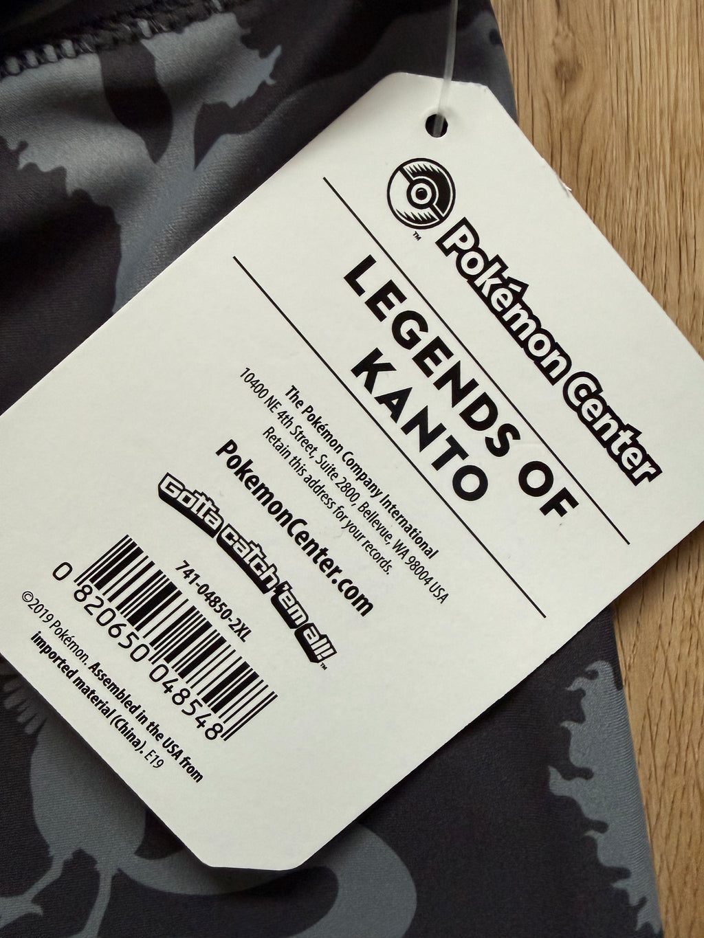 Pokémon Center Legends of Kanto Leggings – Adult 2XL & L vorhanden – Neu mit Etikett