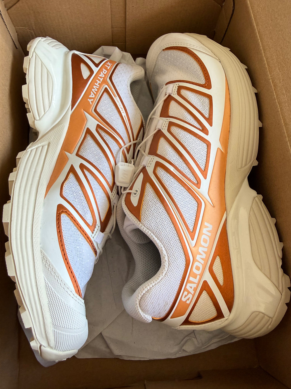 Salomon XT-Pathway Metallic – White / Ftw Copper / Almond Milk Gr42