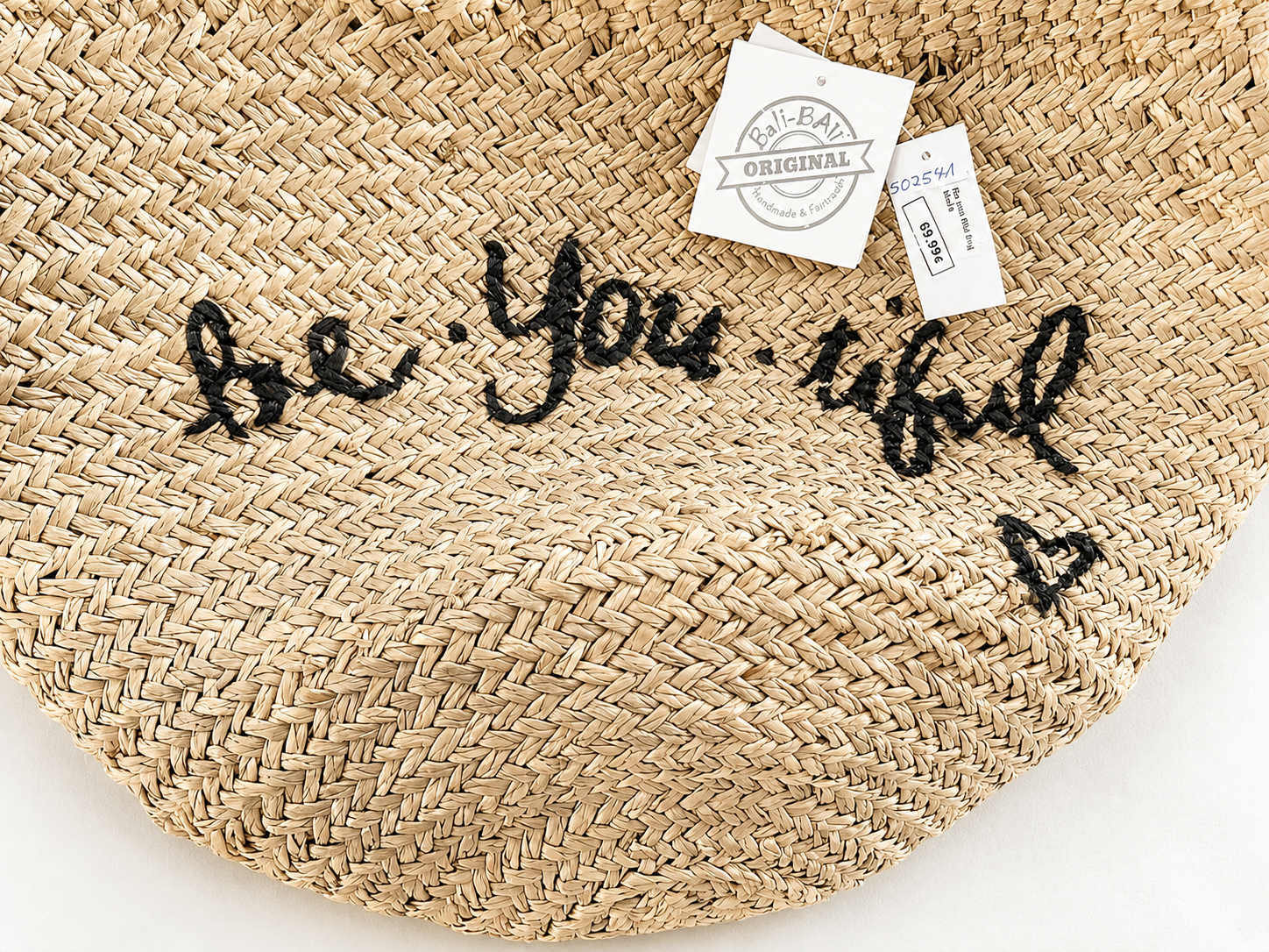 Bali-Bali Original Korbtasche – Handmade & Fairtrade