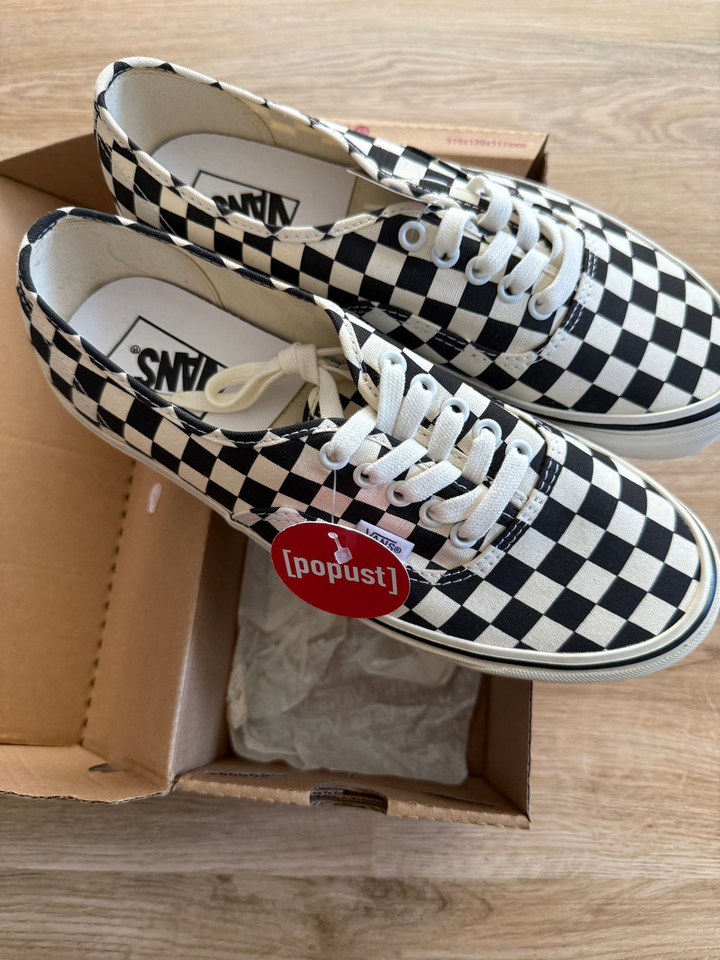 Vans Authentic Checkerboard Sneaker – Gr. 42 – Neu mit Etikett