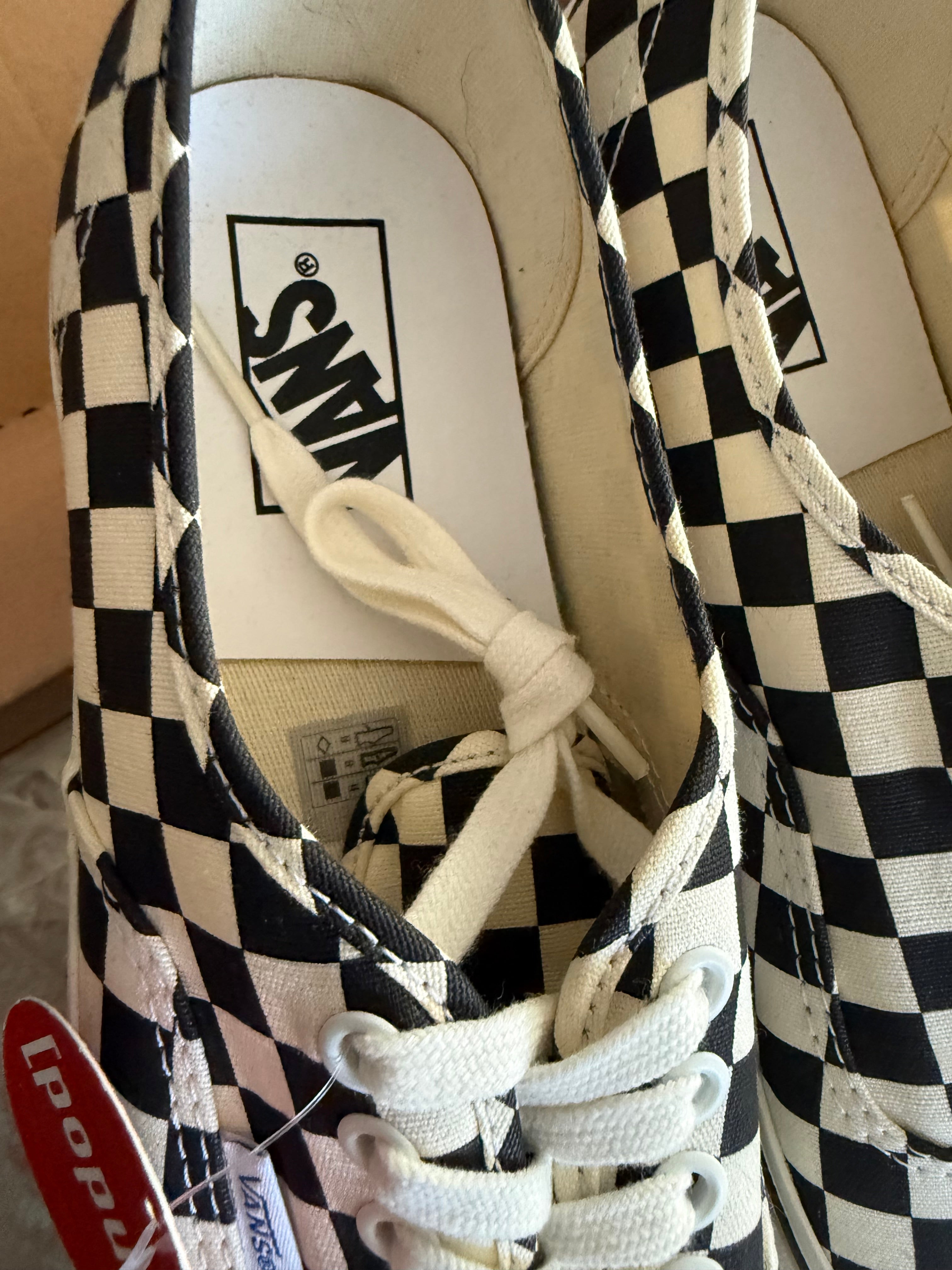 Vans Authentic Checkerboard Sneaker – Gr. 42 – Neu mit Etikett